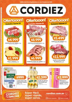 Vista previa Cordiez ofertas válido desde el 25.09.2025