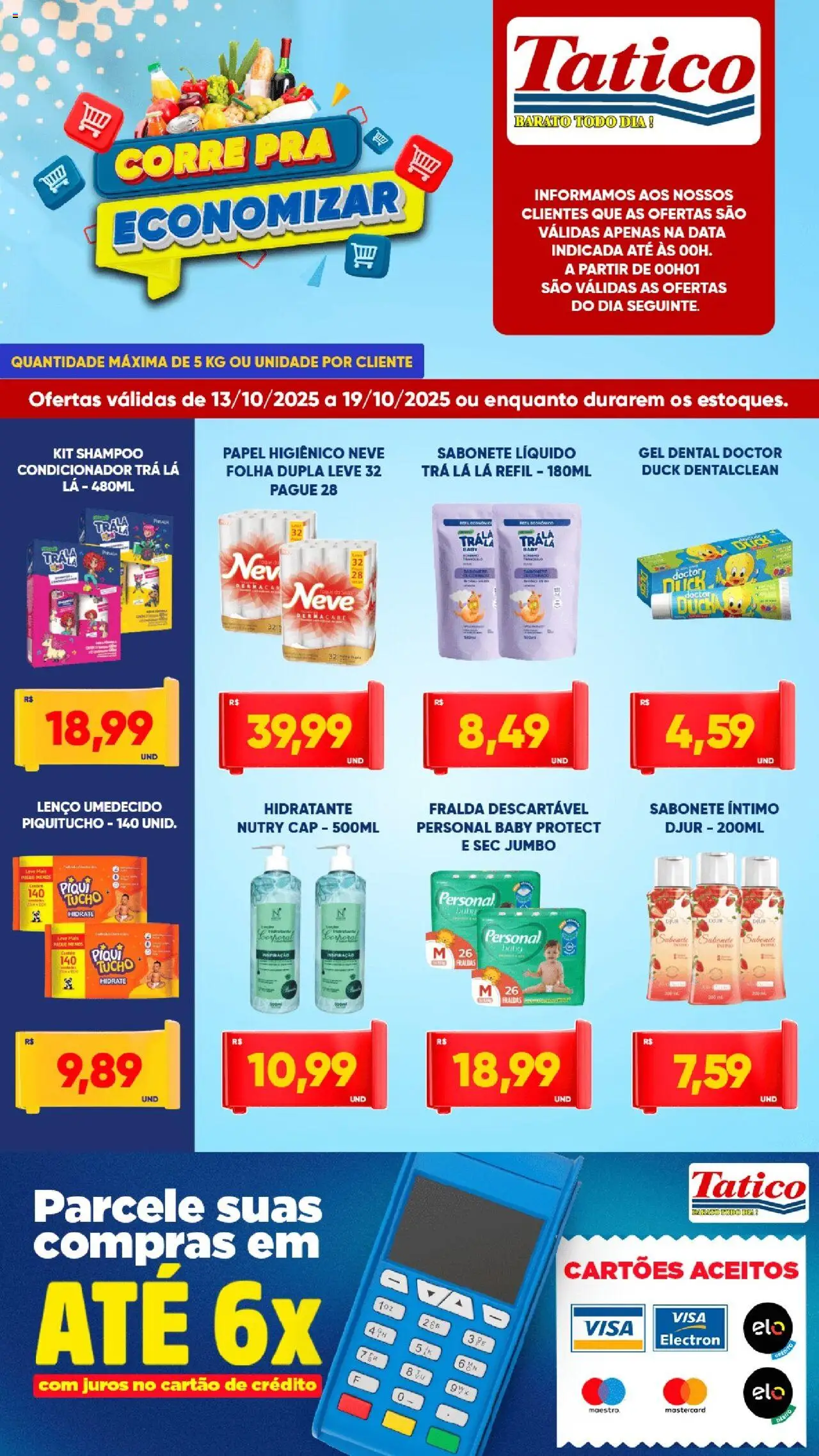 Tatico Folheto - válido de 13.10.2025 | Página: 7 | Produtos: Lenço, Sabonete, Fraldas, Sabonete líquido