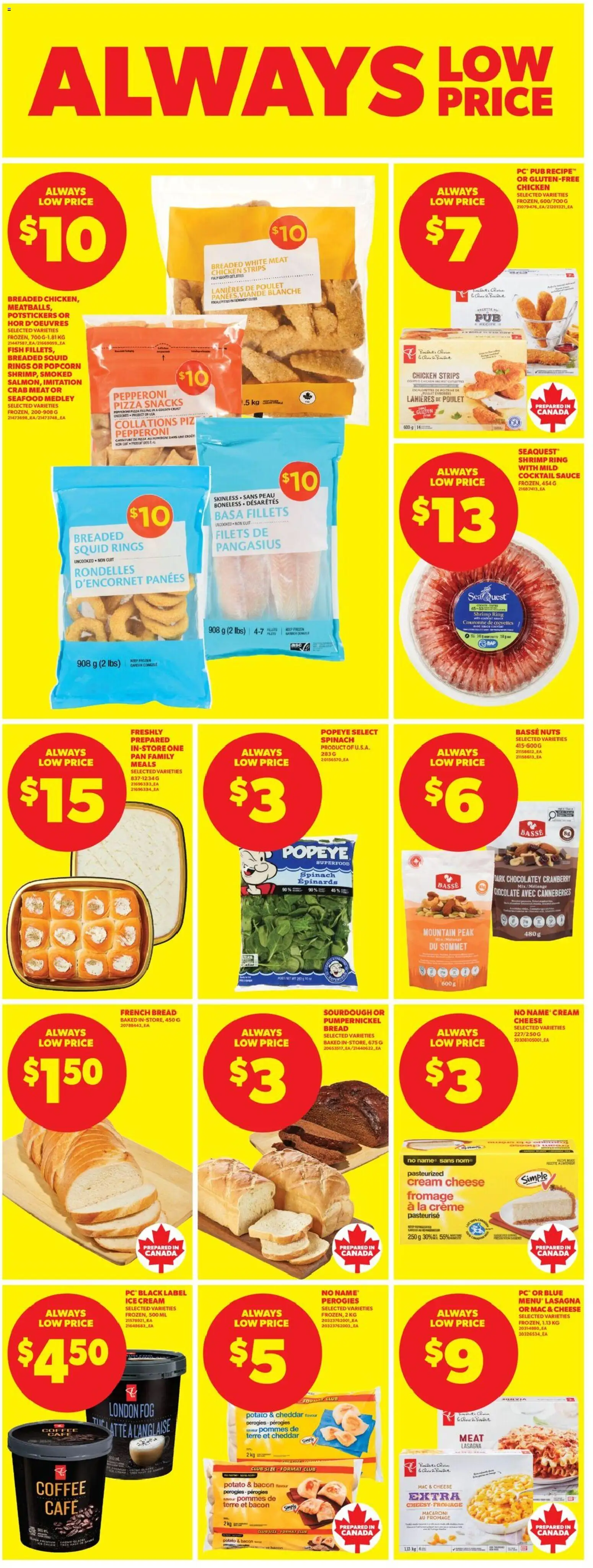 Real Canadian Superstore flyer valid from 25.12.2025 | Page: 11 | Products: Nuts, Ice cream, PC, Pizza