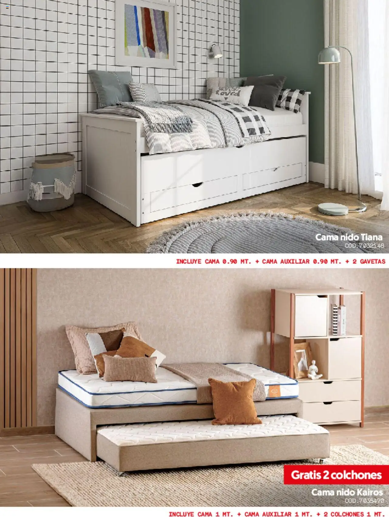 Muebles jamar revista - valida desde el 08.03.2025 | Página: 26 | Productos: Cama, Cama auxiliar