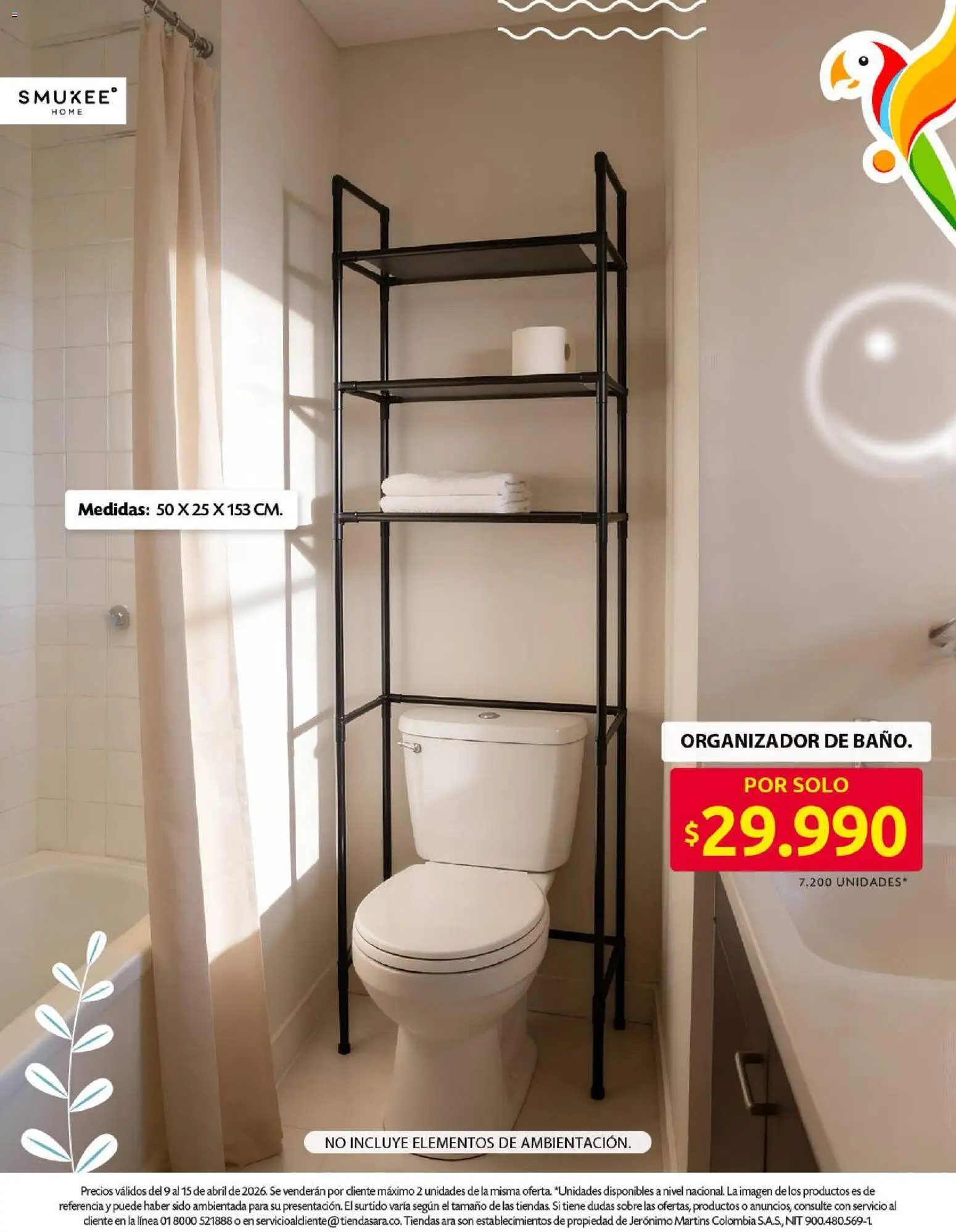 Ara revista - valida desde el 09.04.2026 | Página: 15 | Productos: Sobre, Organizador