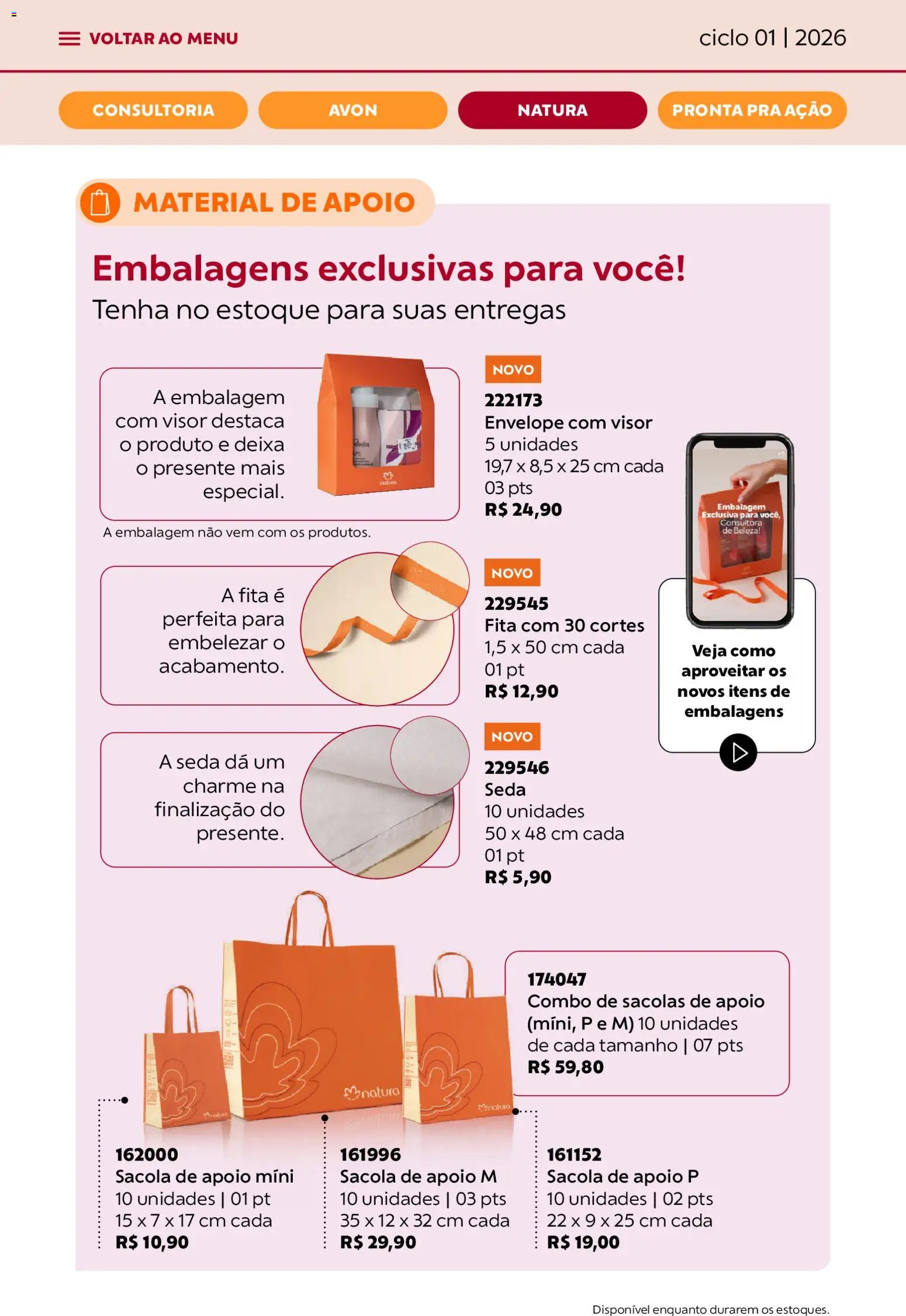 Avon Folheto - válido de 19.12.2025 | Página: 41 | Produtos: Envelope, Fita