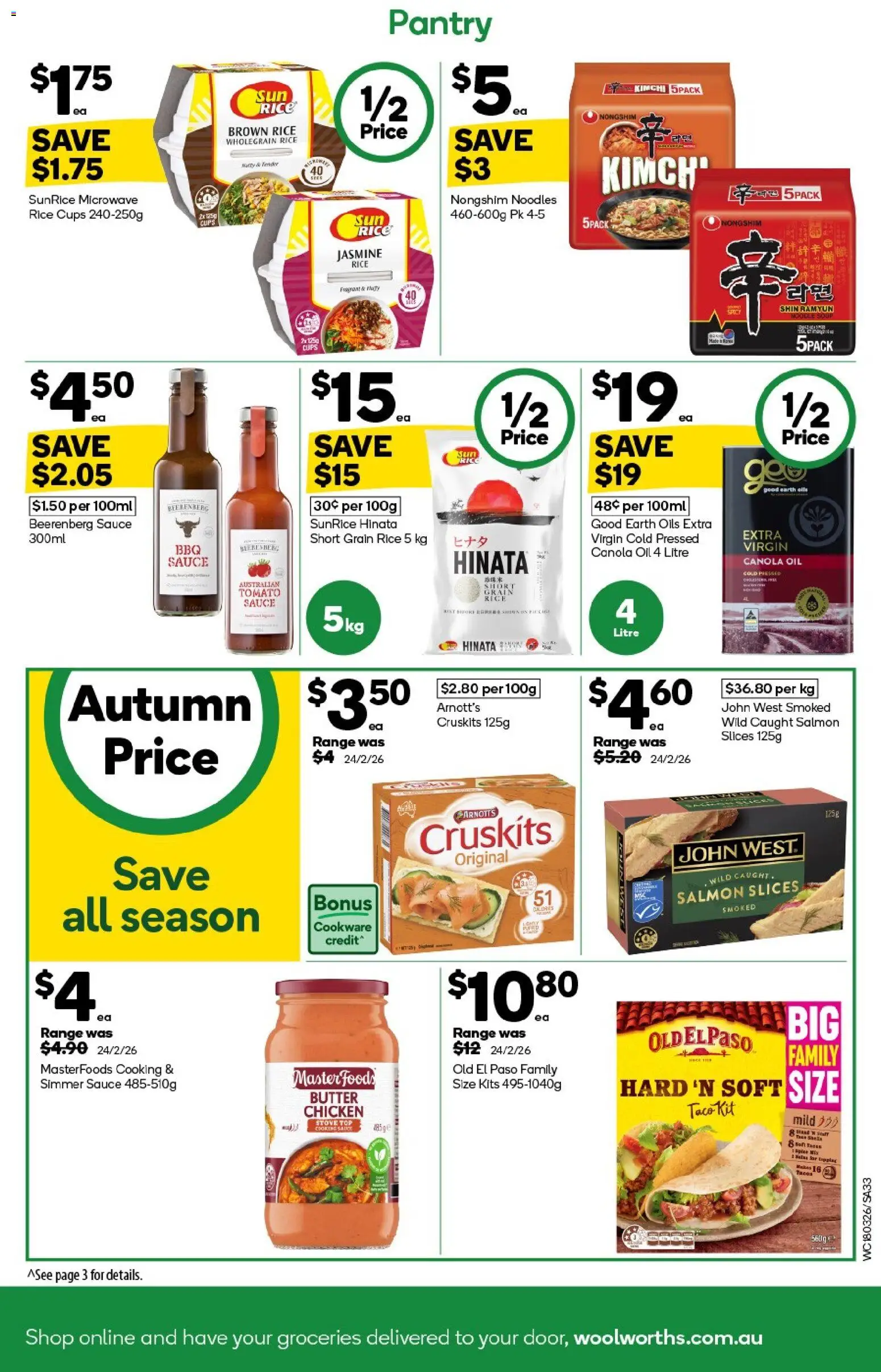 Woolworths catalogue - valid from 18.03.2026 | Page: 33 | Products: Kits, Cookware, Salmon, Microwave