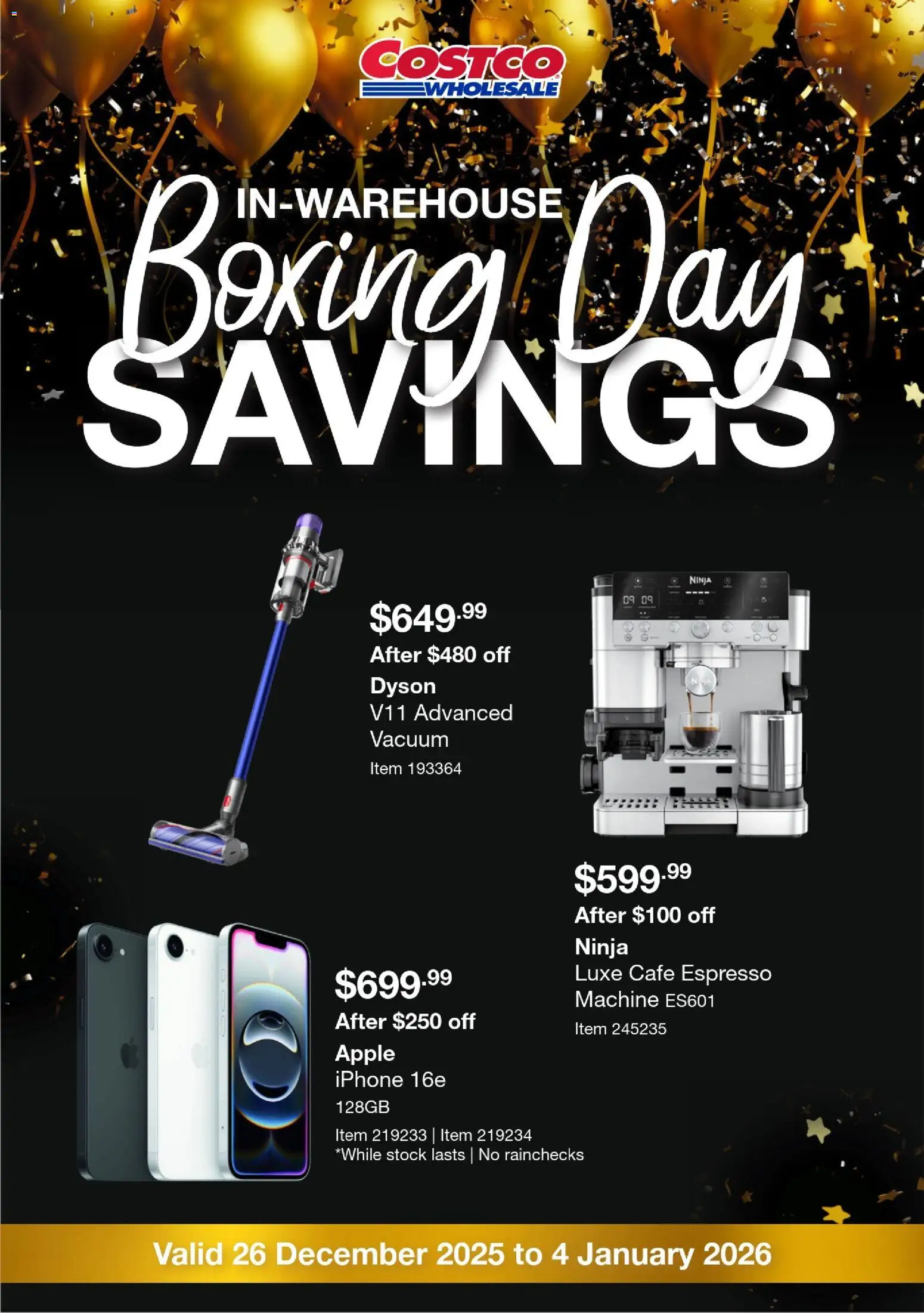 Costco catalogue - valid from 26.12.2025 | Page: 1 | Products: Iphone