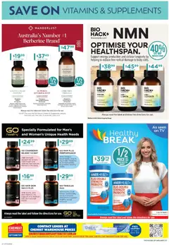 Preview of Chemist Warehouse catalogue - valid from 12.03.2026 | Page: 27 | Products: Plant, Sugar, Tv, Herbal