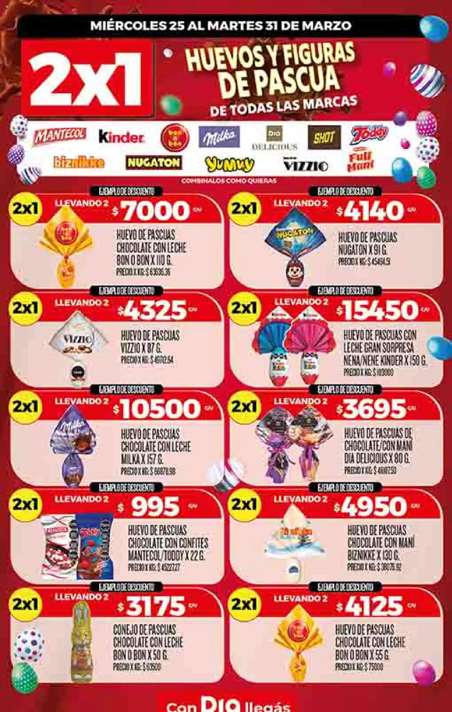 Supermercado DIA Ofertas │ válido desde el 25.03.2026 | Página: 12 | Productos: Huevo, Leche, Huevos, Chocolate