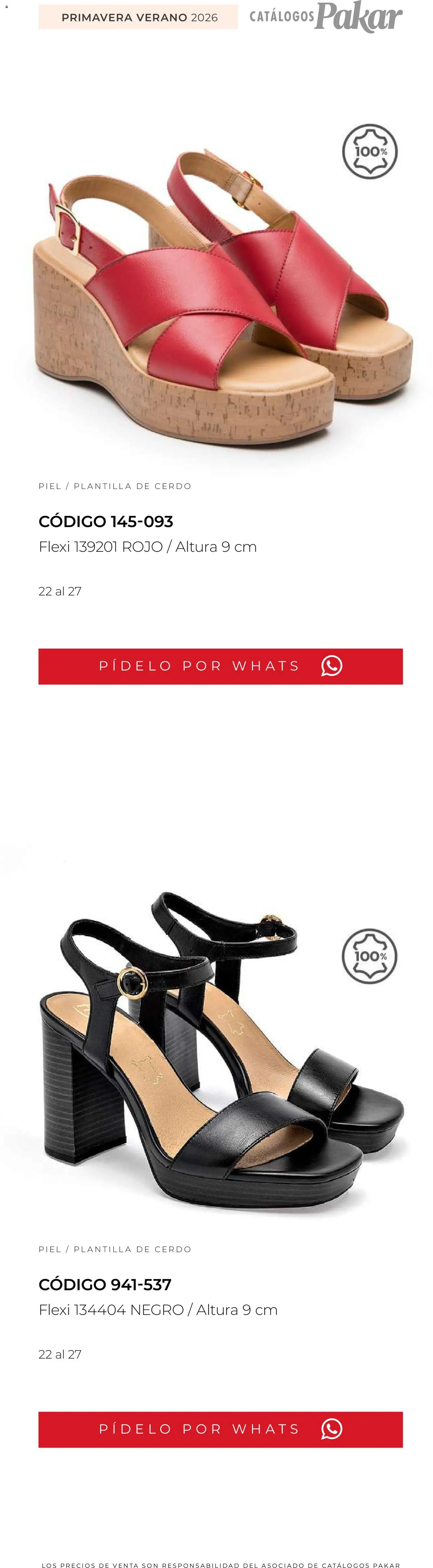 Nuevas ofertas de SC Pakar válidas en toda la República Mexicana desde el 04.03.2026. ¡Encuentra las mejores ofertas en SC Pakar catálogo Flexi PV26! | Página: 41 | Productos: Cerdo