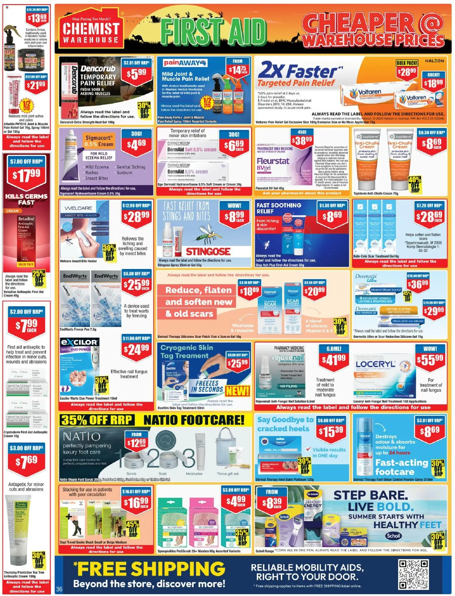 Chemist Warehouse catalogue - valid from 01.12.2025 | Page: 36 | Products: Heels, Scrub, Device, Herbal