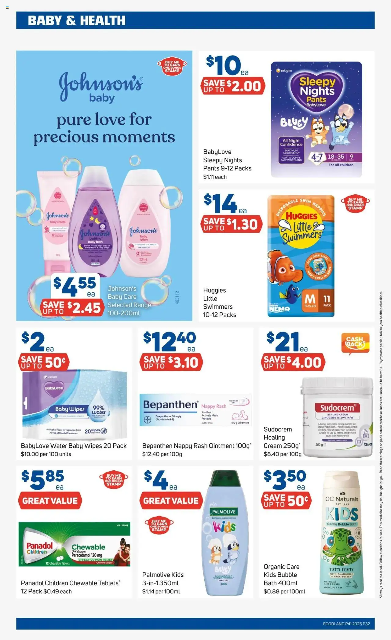 Foodland catalogue - valid from 08.10.2025 | Page: 30 | Products: Butter, Lotion, Bubble bath, Water
