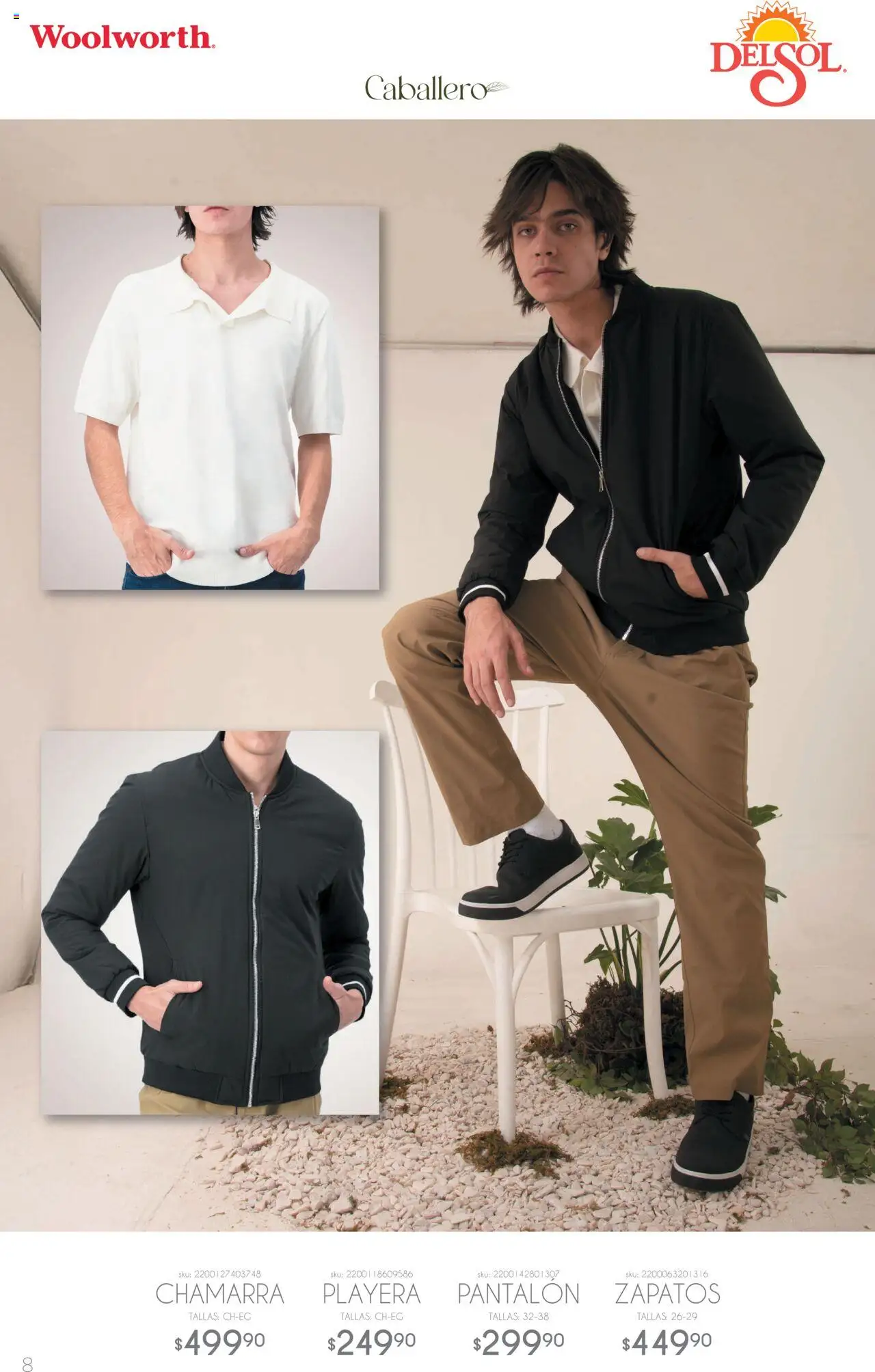 Nuevas ofertas de Del Sol y Woolworth válidas en toda la República Mexicana desde el 02.10.2025. ¡Encuentra las mejores ofertas en Del Sol y Woolworth - Catálogo Luce El Otoño! | Página: 8 | Productos: Leggings, Tenis