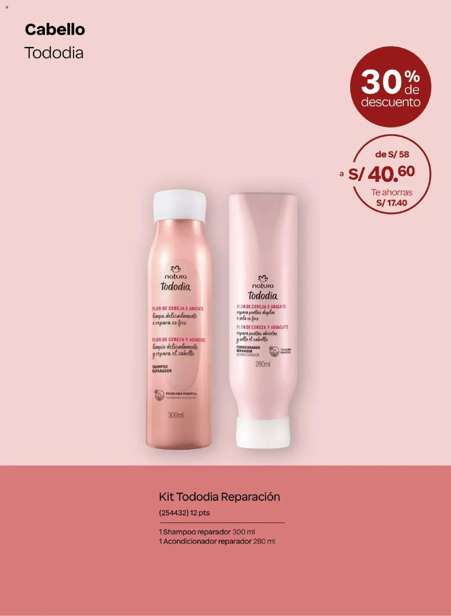 Catálogo Natura válido desde 31.03.2026 | Página: 35 | Productos: Shampoo, Acondicionador, Té