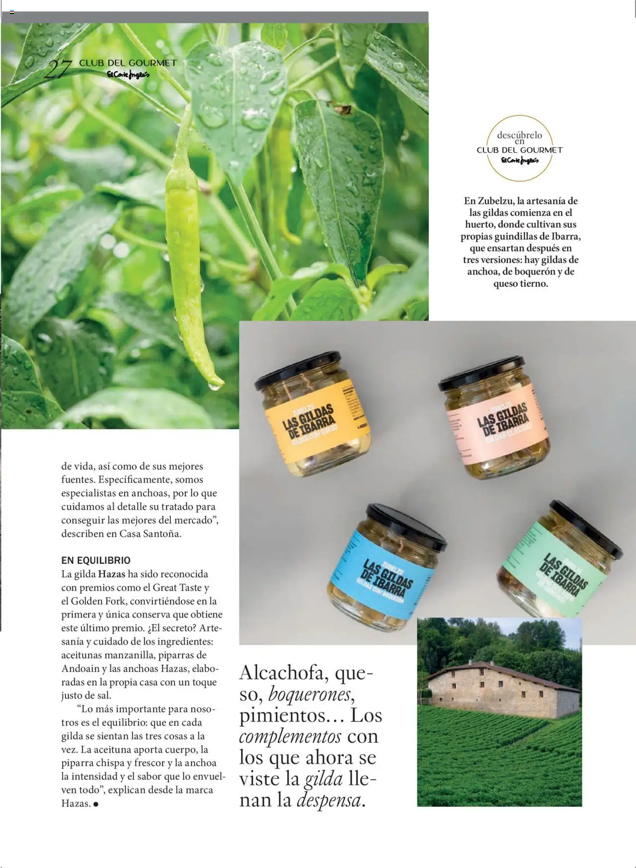 Nuevas ofertas de El Corte Inglés válidas en toda la República Mexicana desde el 29.09.2025. ¡Encuentra las mejores ofertas en El Corte Inglés - Catálogo Gourmet Magazine Otoño! | Página: 27 | Productos: Aceitunas, Queso