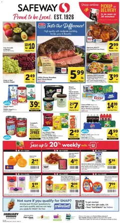 Preview of Safeway weekly ads valid from 02.01.2026