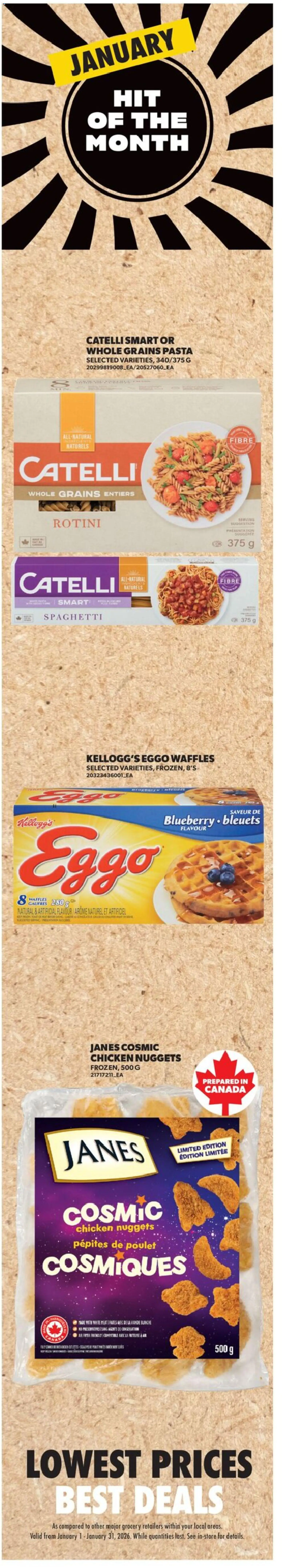 Real Canadian Superstore flyer valid from 22.01.2026 | Page: 6 | Products: Pasta, Chicken