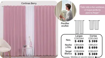Vista previa de Colchas Concord - Catálogo, nuevo folleto de la tienda, válido en México a partir del 01.08.2025 | Página: 669 | Productos: Cortinas
