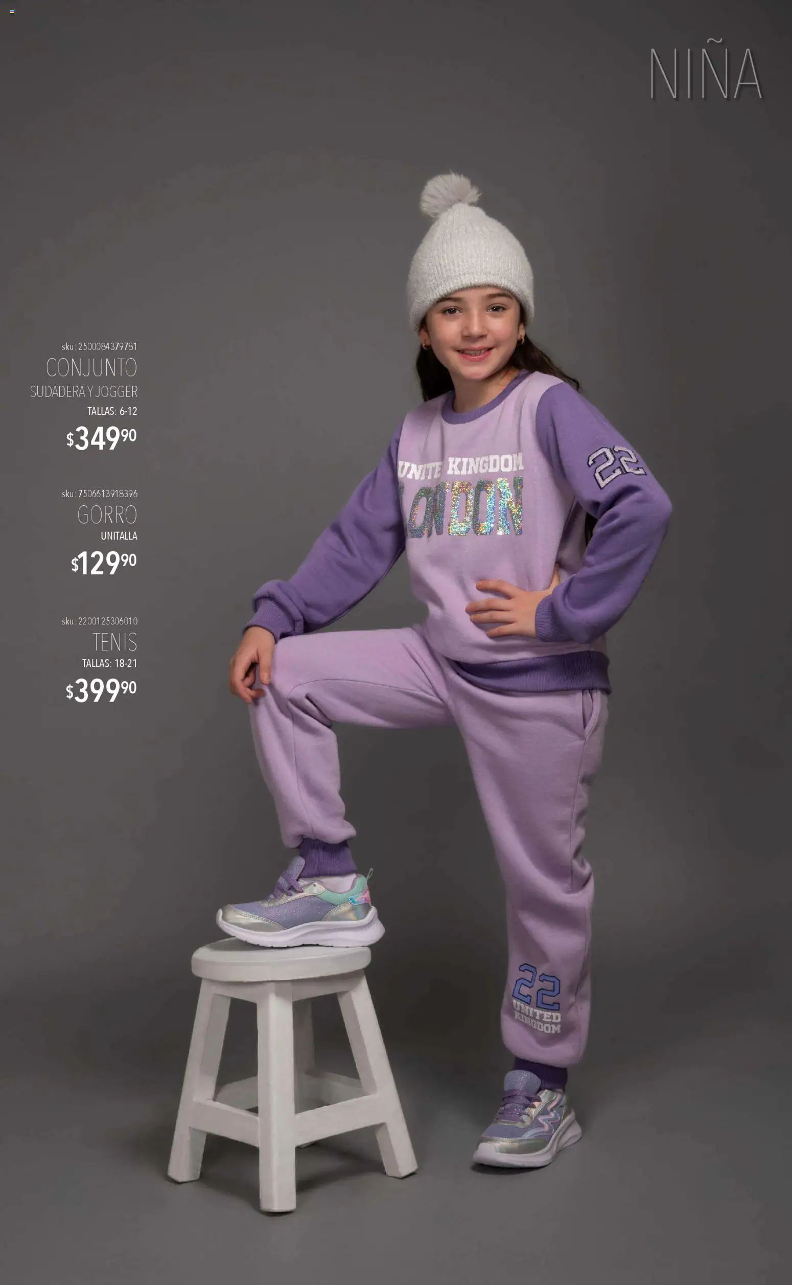 Nuevas ofertas de Del Sol y Woolworth válidas en toda la República Mexicana desde el 06.11.2025. ¡Encuentra las mejores ofertas en Del Sol y Woolworth catálogo Luce el Invierno! | Página: 15 | Productos: Tenis, Sudadera, Conjunto