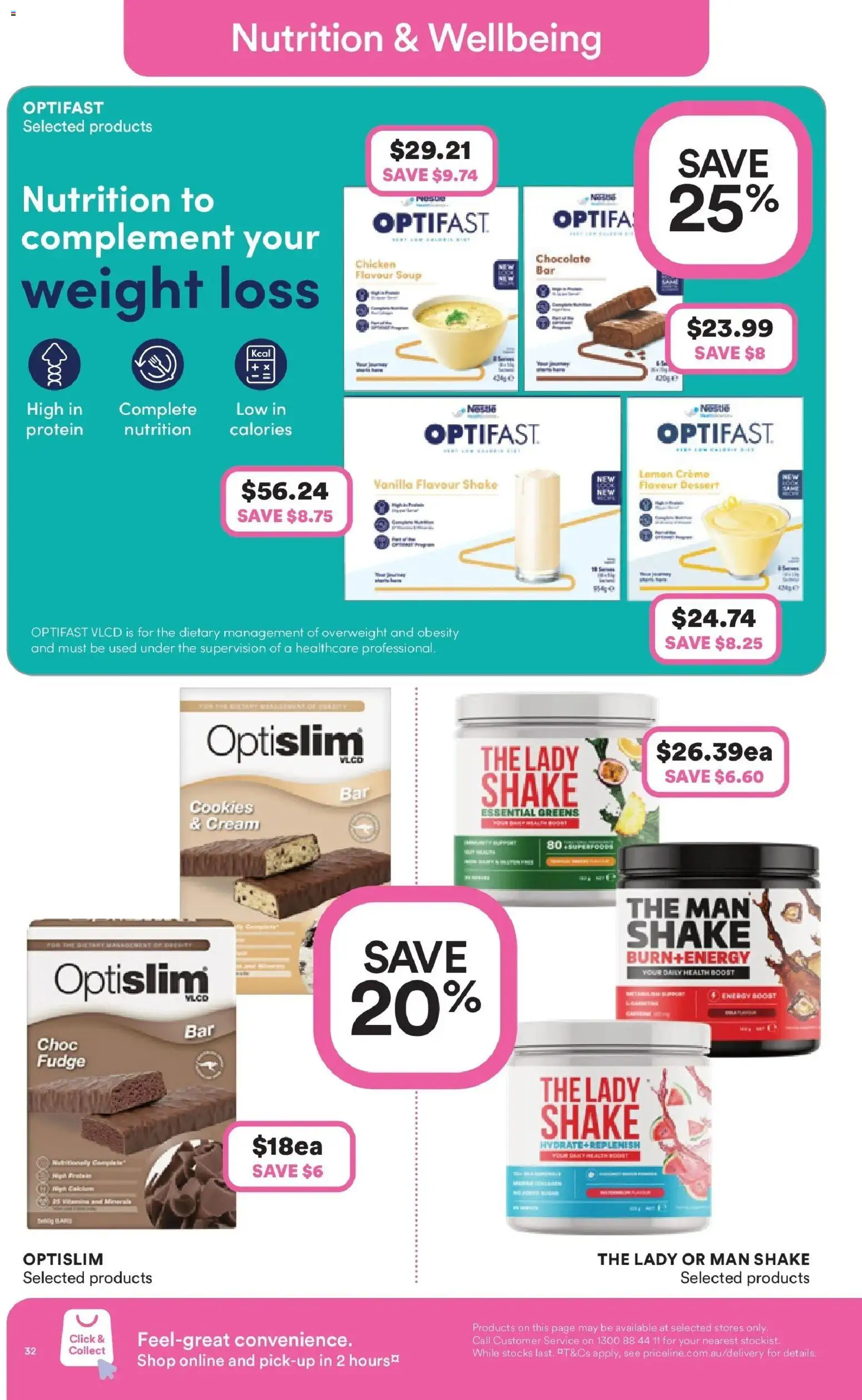 Priceline Pharmacy catalogue - valid from 22.01.2026 | Page: 32 | Products: Chicken, Cream, Soup, Weight loss