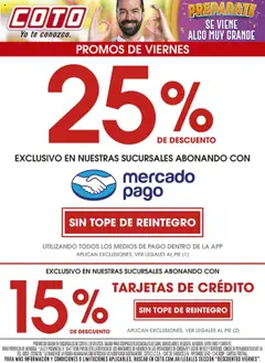 Vista previa Coto - Descuento válido desde el 19.09.2025