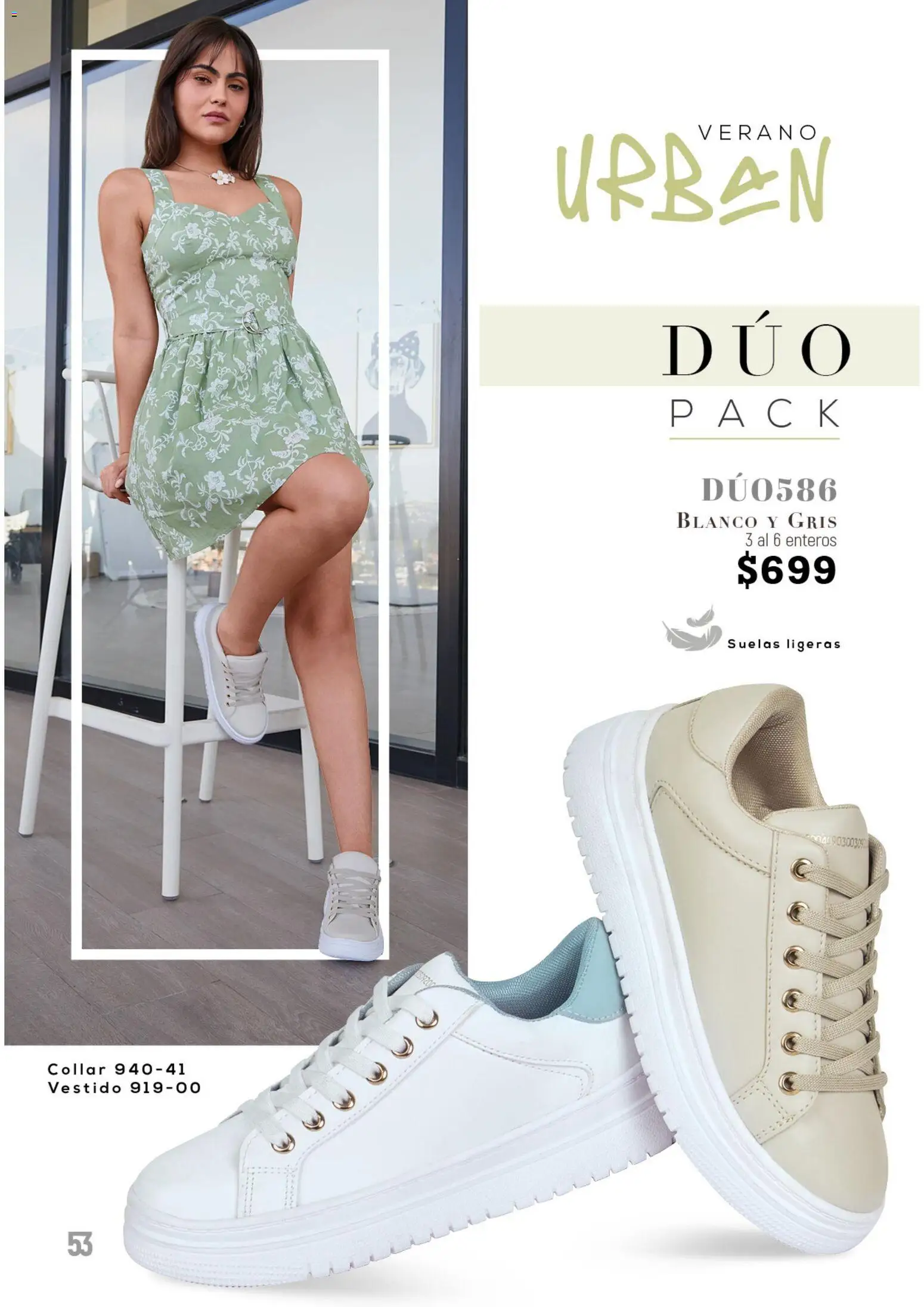 Nuevas ofertas de Cklass válidas en toda la República Mexicana desde el 05.03.2026. ¡Encuentra las mejores ofertas en Cklass catálogo Verano Urban! | Página: 54 | Productos: Vestido, Collar