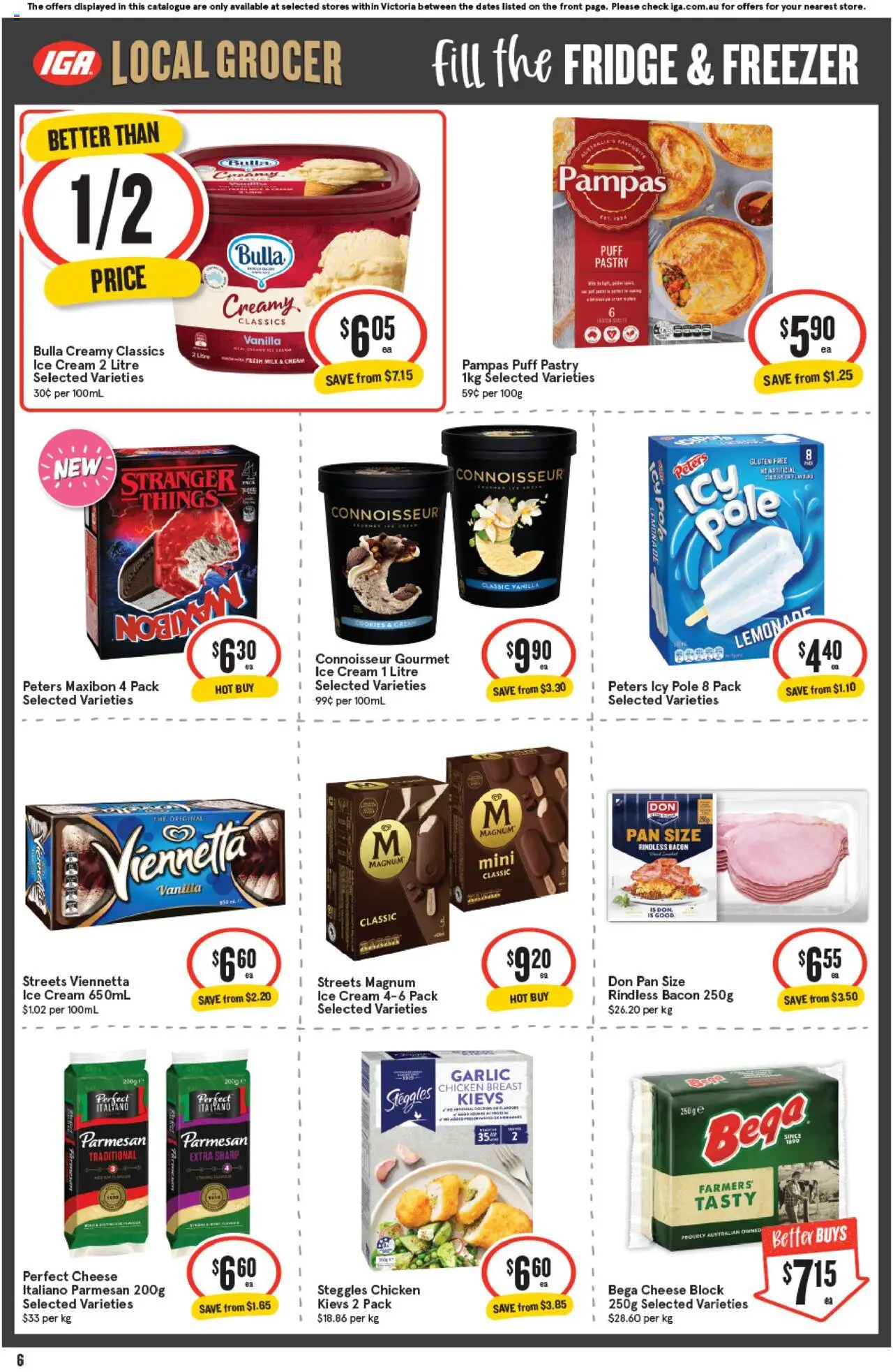 IGA catalogue - valid from 22.10.2025 | Page: 6 | Products: Milk, Chocolate, Juice, Biscuits