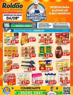 Roldão - Ofertas Segunda do Comerciante - Pré-Visualização do folheto da loja Roldão, válido de 04.08.2025