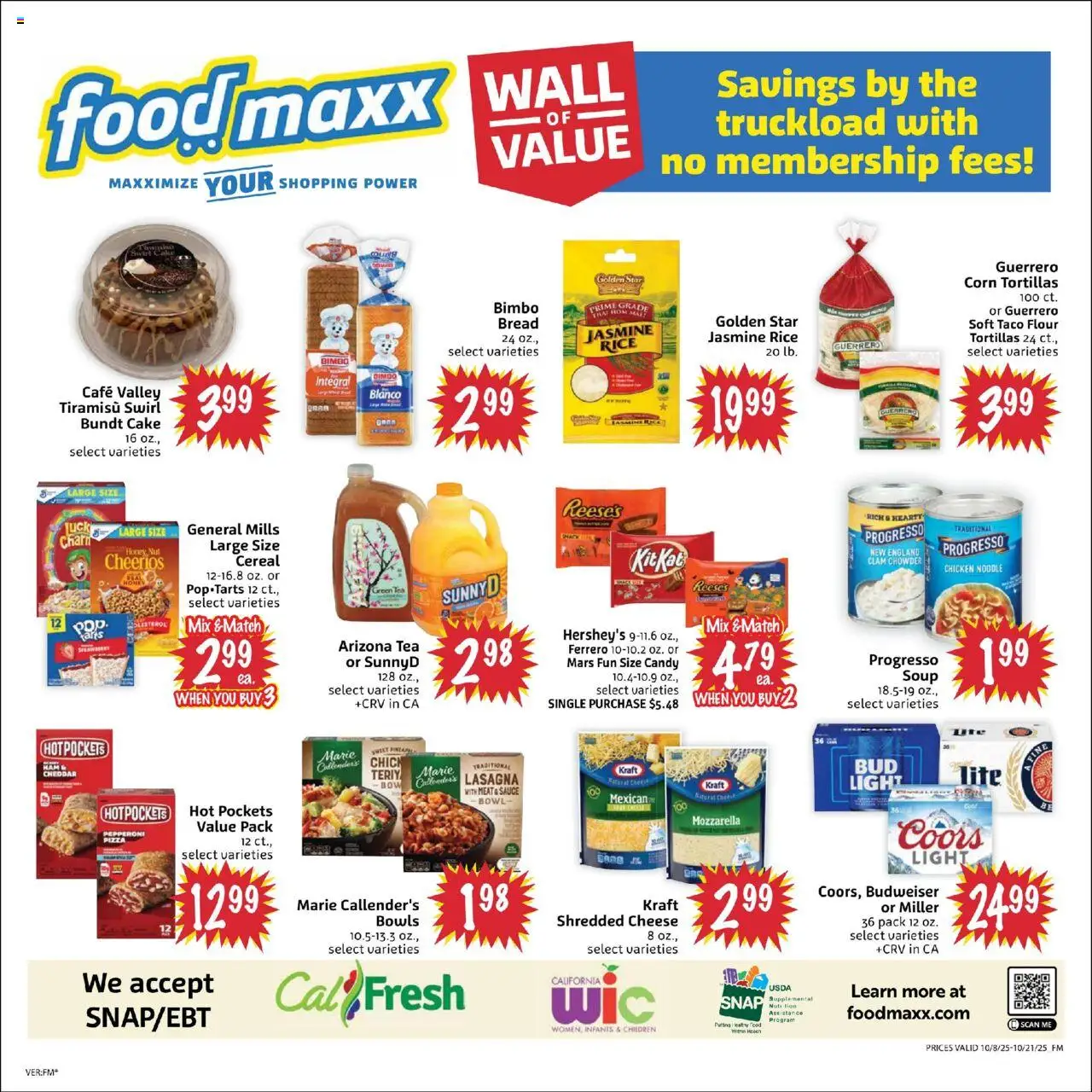 FoodMaxx Weekly Ad - NV - valid from 08.10.2025 | Page: 2 | Products: Bread, Bow, Nuts, Sauce