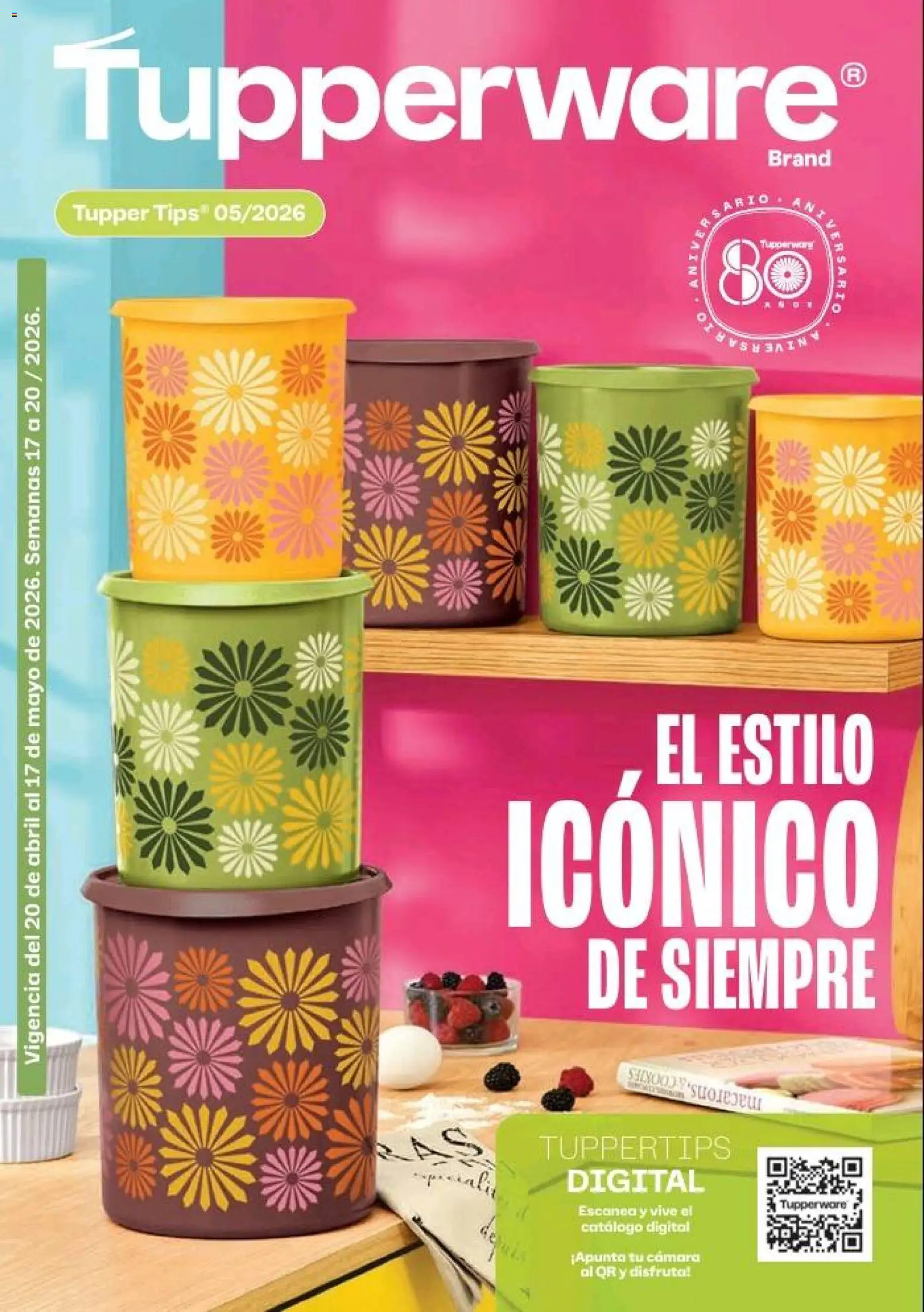 Nuevas ofertas de Tupperware válidas en toda la República Mexicana desde el 20.04.2026. ¡Encuentra las mejores ofertas en Tupperware catálogo! | Página: 1 | Productos: Cámara, Tupper