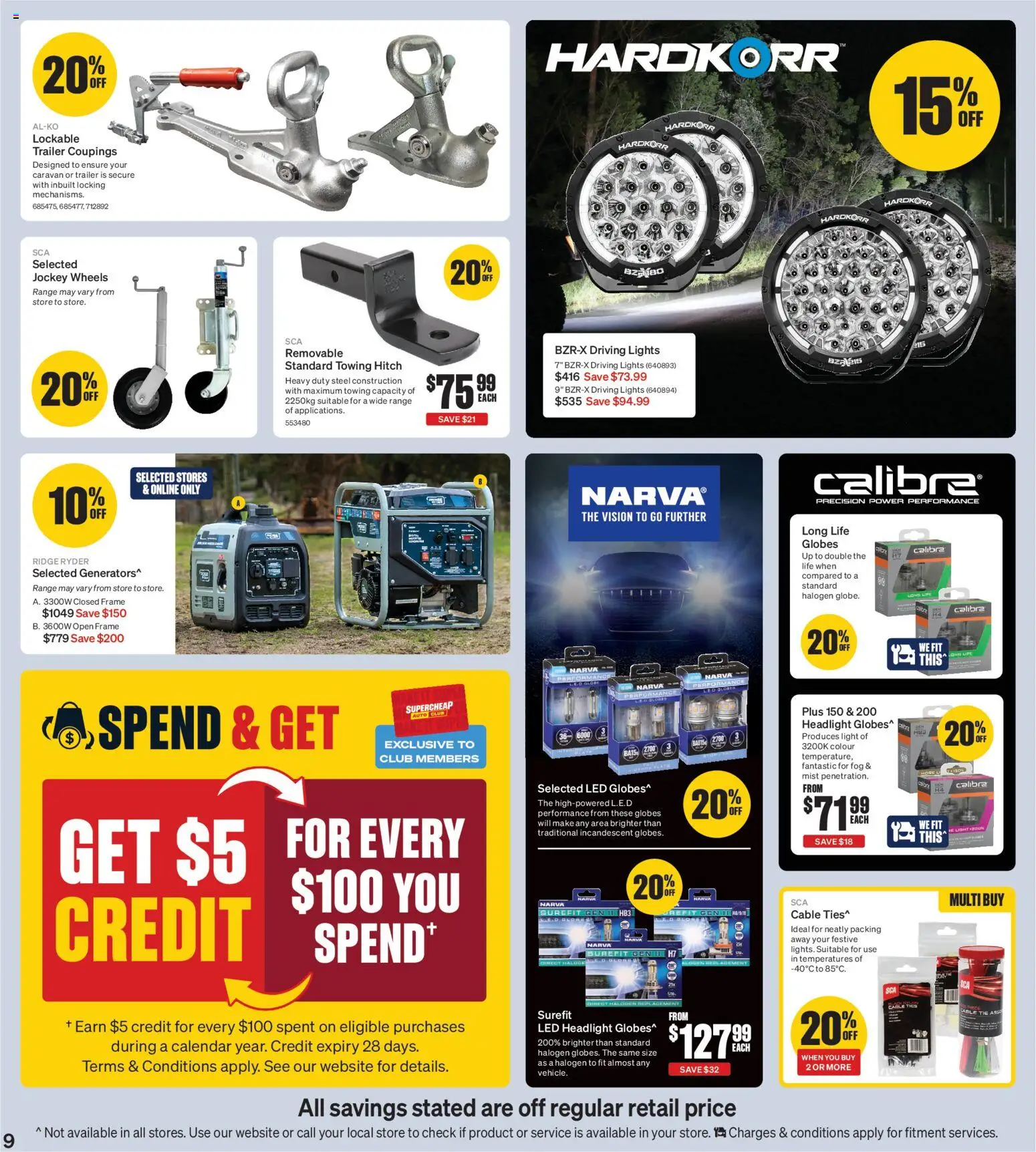 Supercheap Auto catalogue from 15.12.2025 | Page: 9