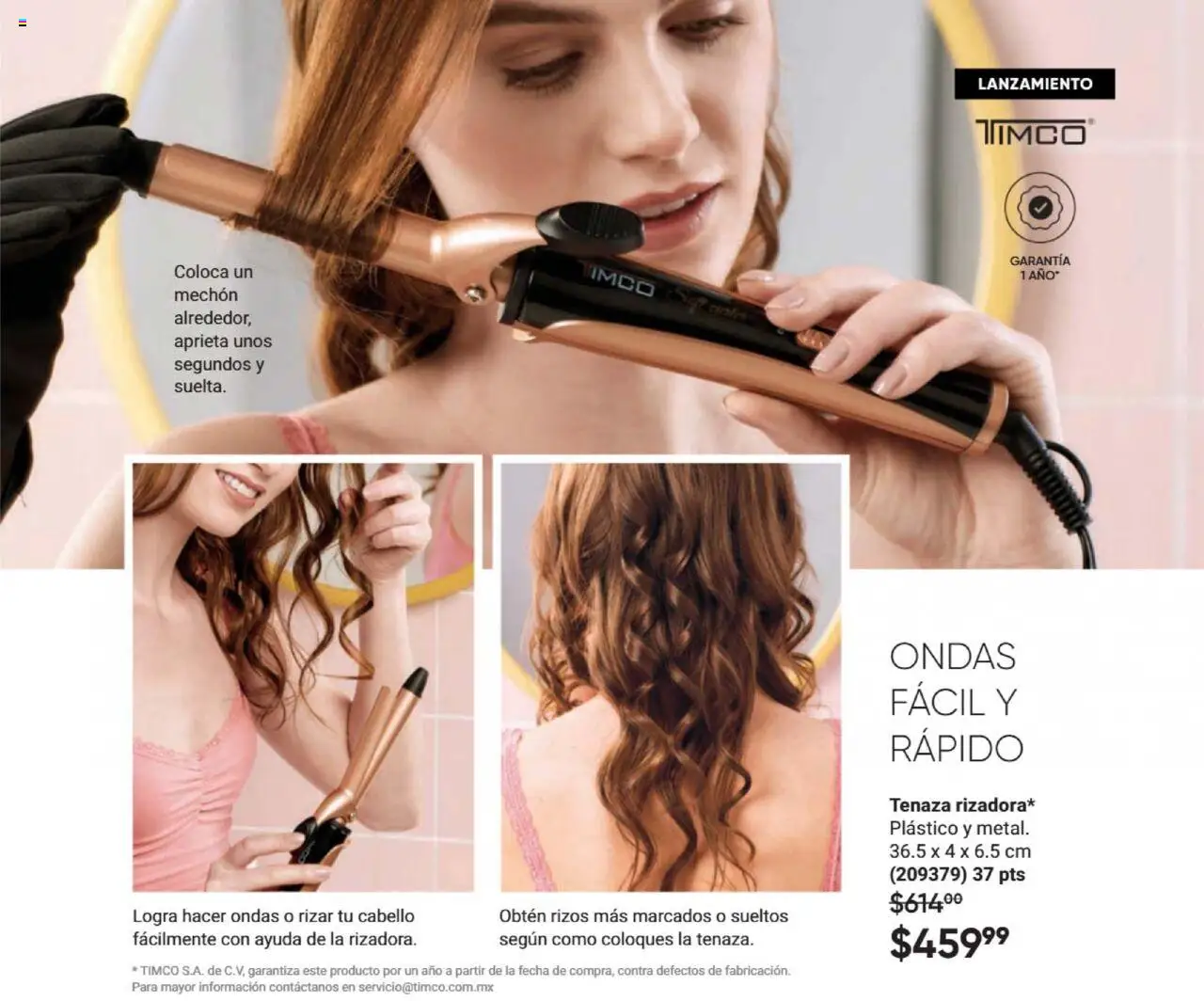 Nuevas ofertas de AVON válidas en toda la República Mexicana desde el 09.10.2025. ¡Encuentra las mejores ofertas en AVON - Casa & Estilo 16 2025! | Página: 133 | Productos: Tenaza