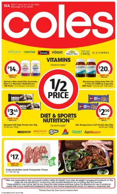 Preview of Coles Catalogue WA - valid from 07.01.2026