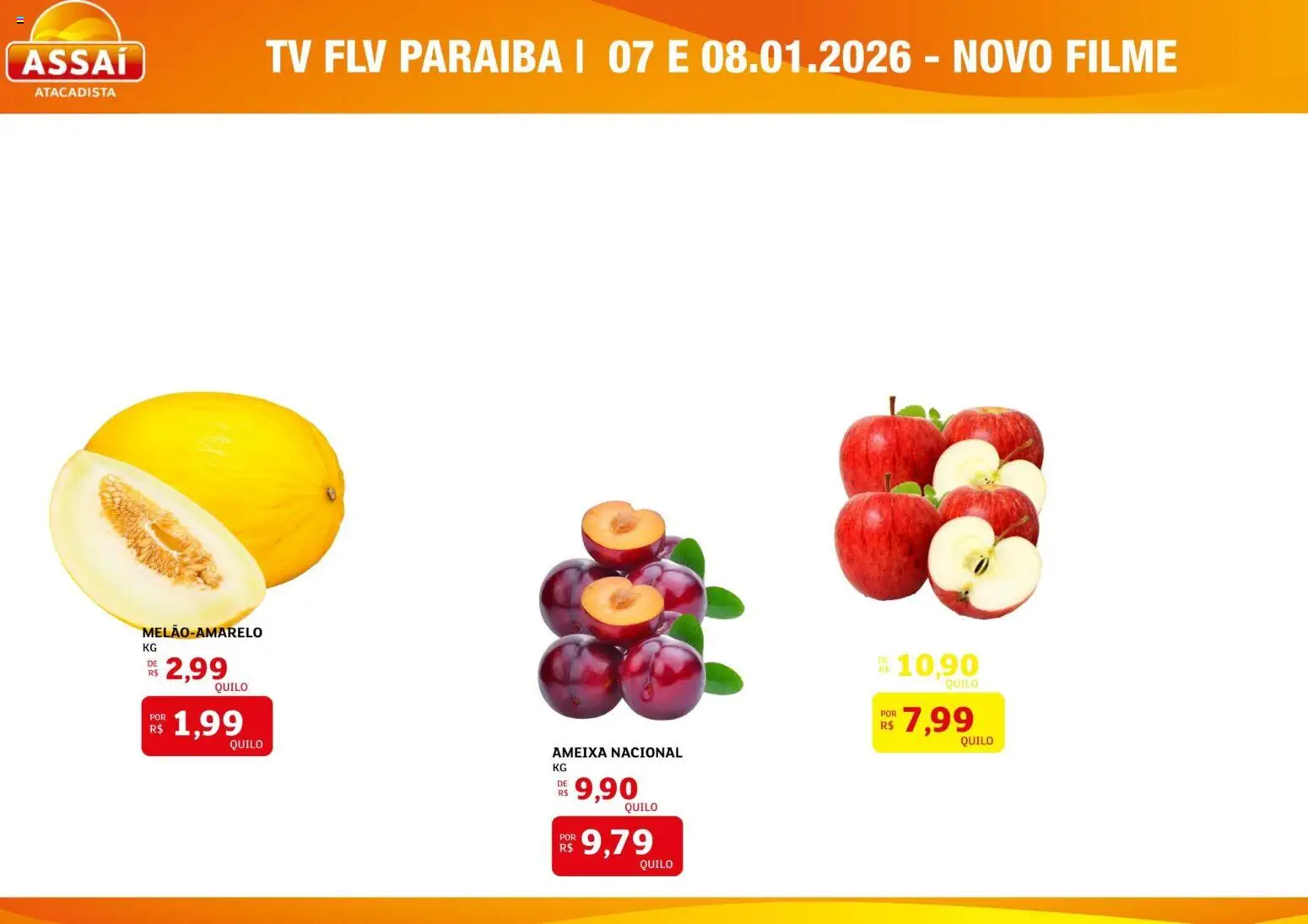 Assaí Atacadista Folheto - válido de 04.03.2026 | Página: 1 | Produtos: Tv, Ameixa