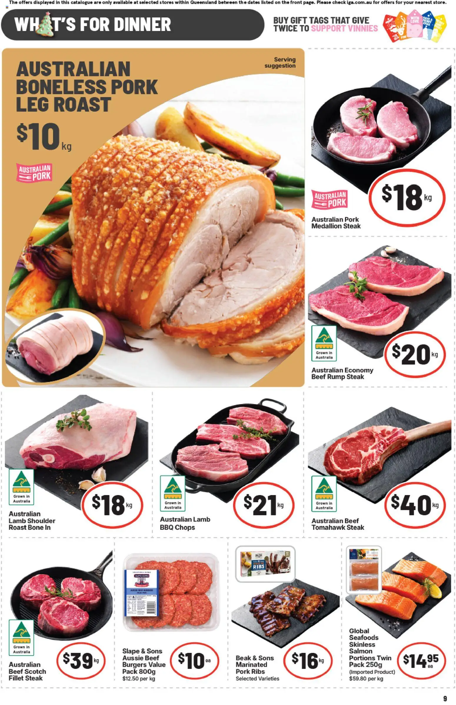 IGA catalogue - valid from 12.11.2025 | Page: 12 | Products: Pork, Lamb, Steak, Scotch