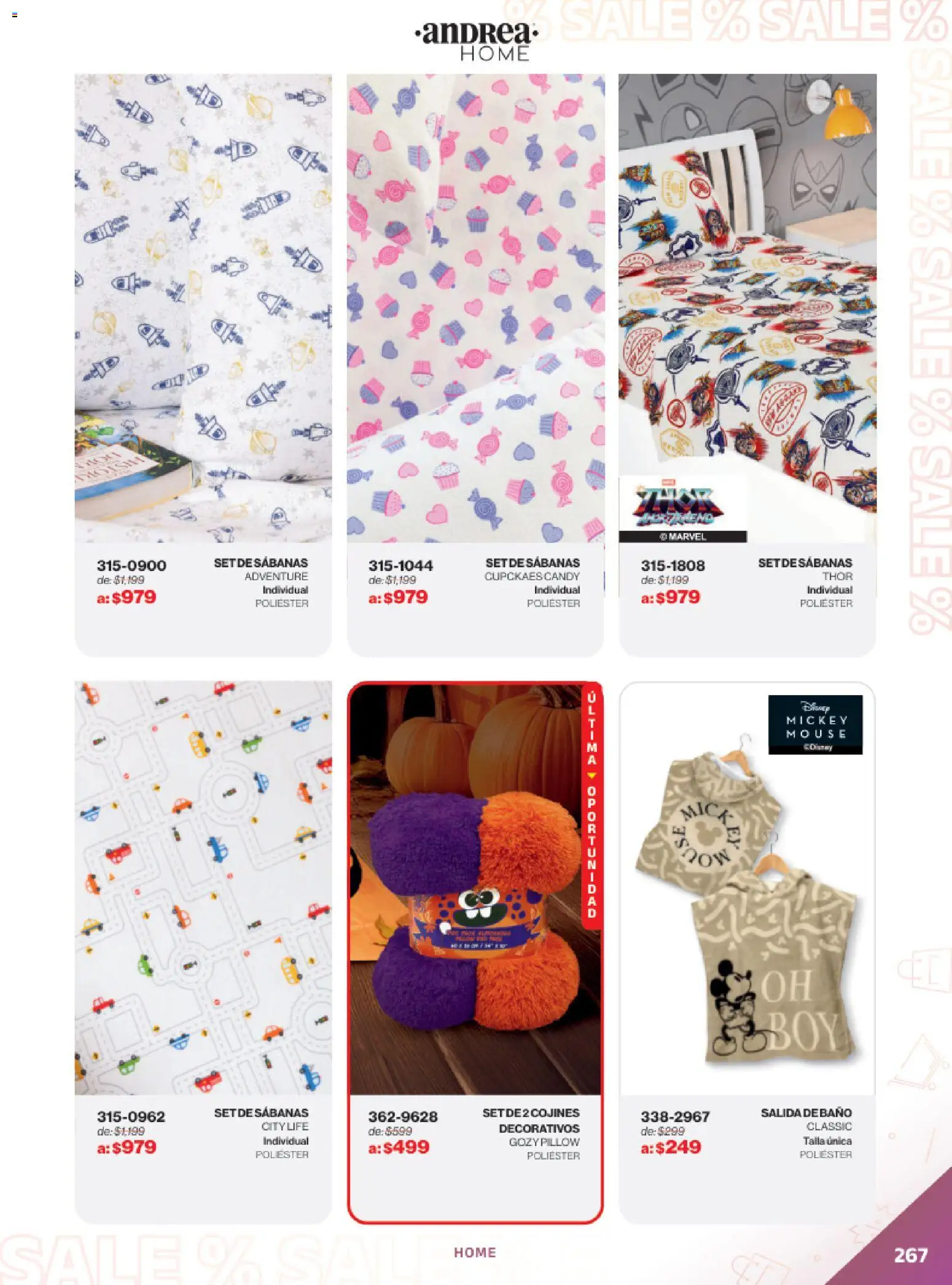 Nuevas ofertas de Andrea válidas en toda la República Mexicana desde el 21.12.2025. ¡Encuentra las mejores ofertas en Andrea catálogo Outlet! | Página: 267 | Productos: Mouse, Sabanas