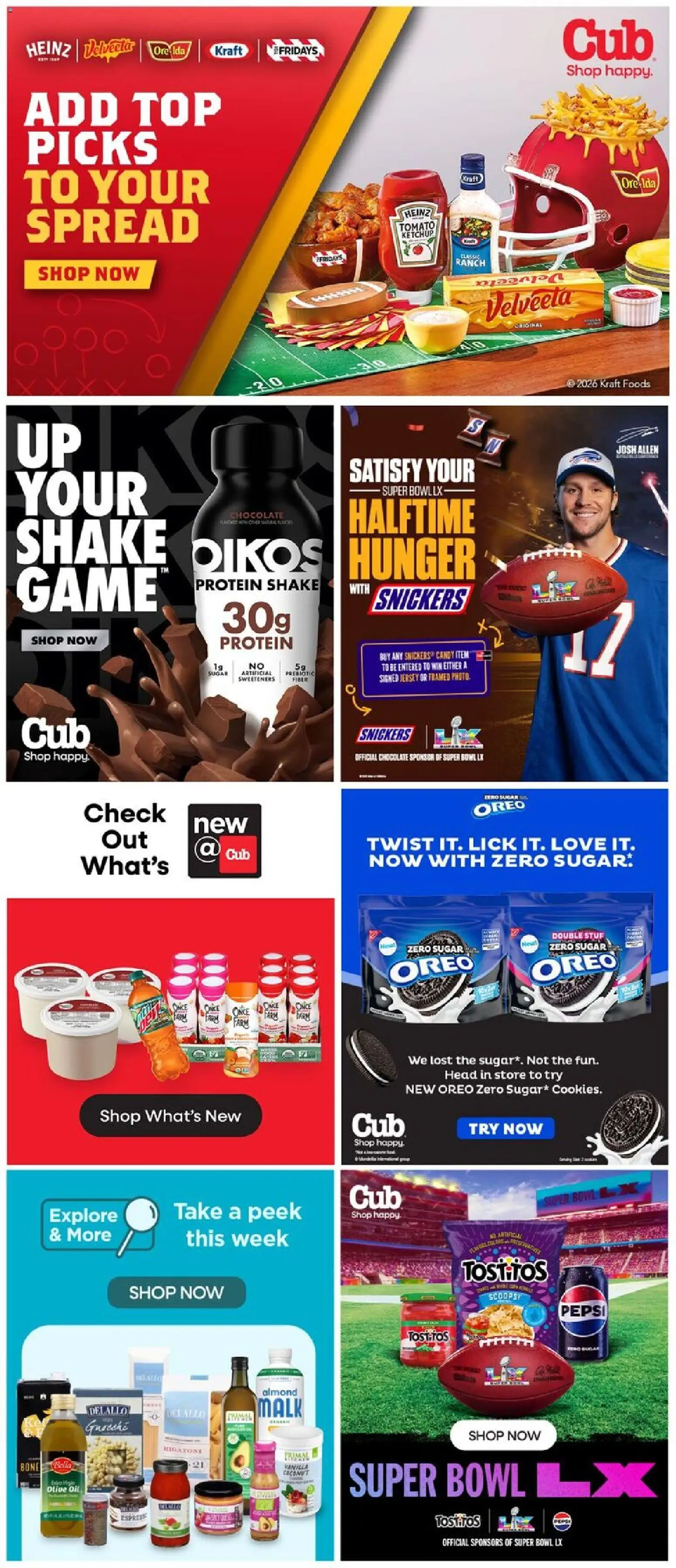 Cub Foods Weekly Ad - valid from 18.01.2026 | Page: 10 | Products: Oil, Chocolate, Sugar, Game