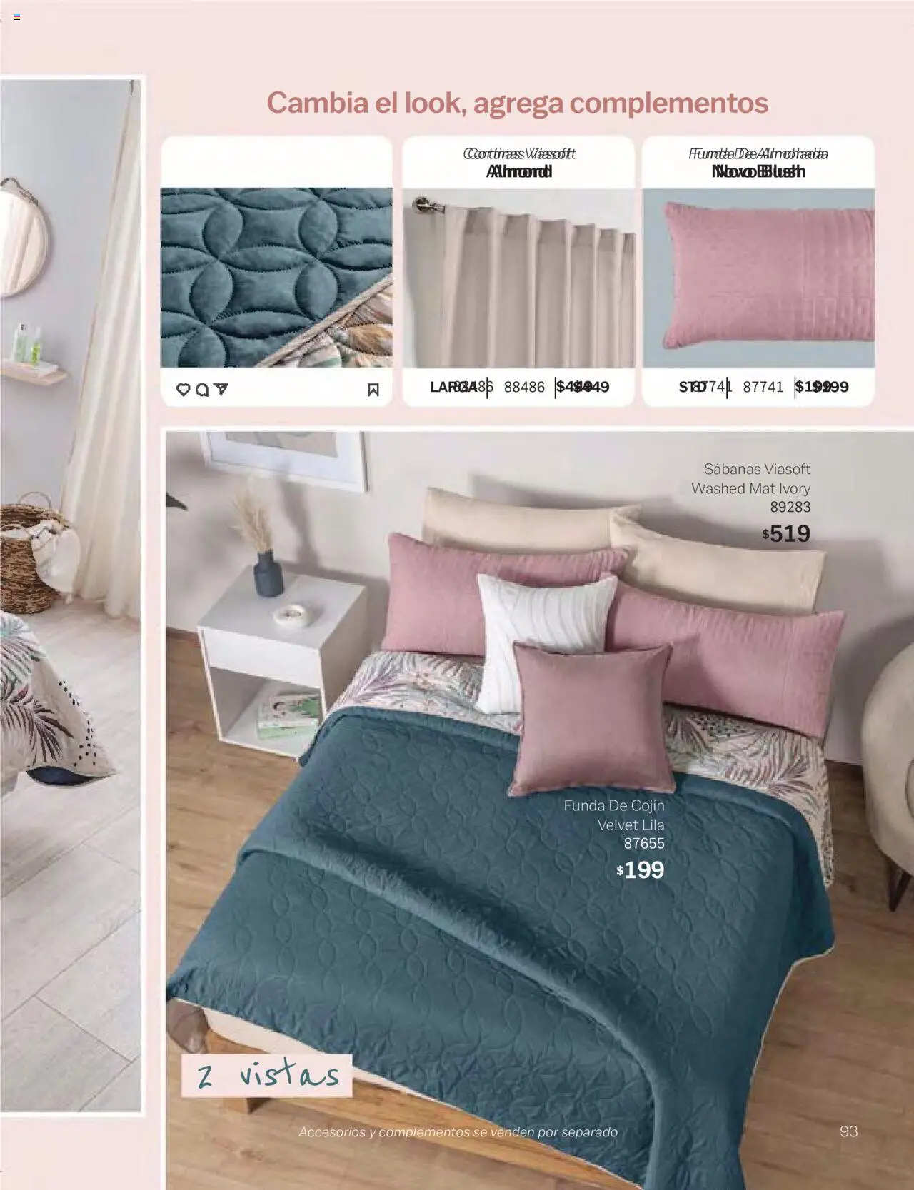 Nuevas ofertas de Vianney válidas en toda la República Mexicana desde el 24.01.2025. ¡Encuentra las mejores ofertas en Vianney catálogo Chavos! | Página: 95 | Productos: Funda, Sabanas