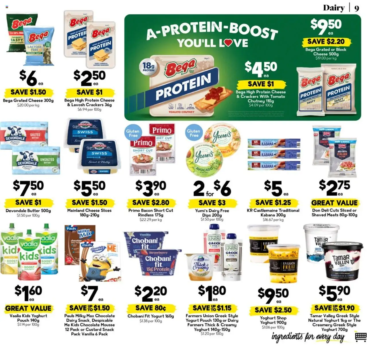 Drakes catalogue - valid from 10.09.2025 | Page: 9 | Products: Bacon, Butter, Lemon, Blueberries