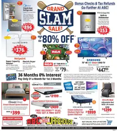 Preview of ABC Warehouse weekly ads valid from 22.03.2026