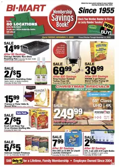 Preview of Bi-Mart weekly ads valid from 11.11.2025