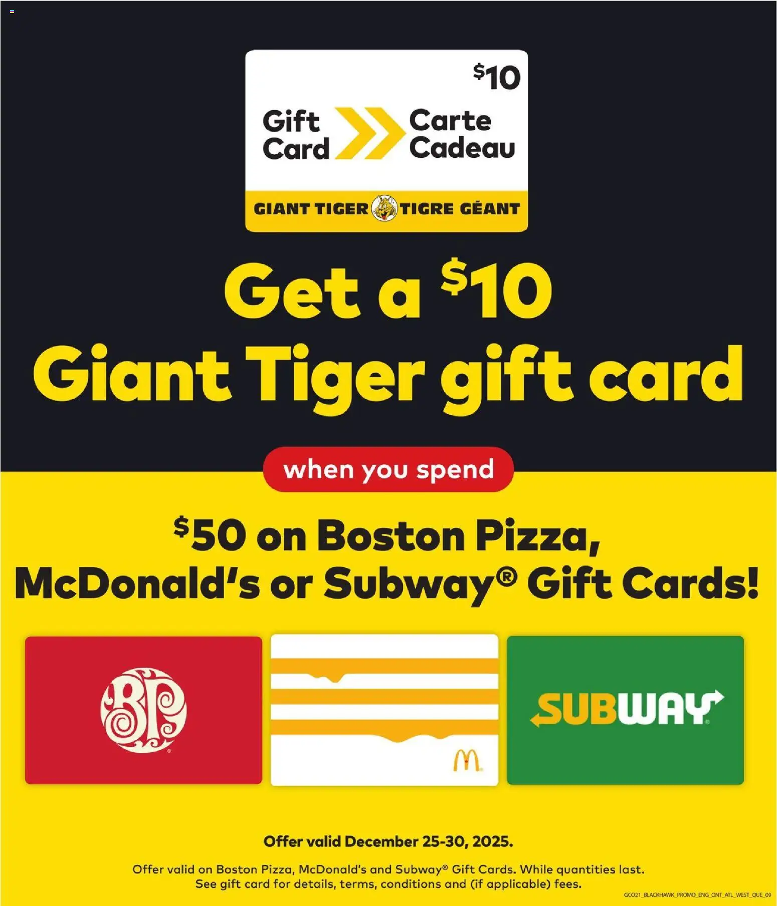 Giant Tiger flyer valid from 25.12.2025 | Page: 10 | Products: Pizza