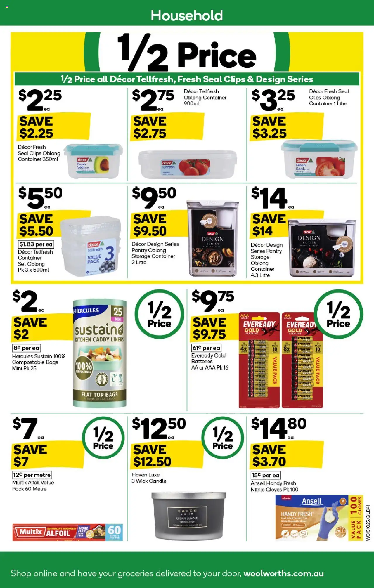 Woolworths catalogue - valid from 15.10.2025 | Page: 41 | Products: Decor, Powder, Batteries, Candle