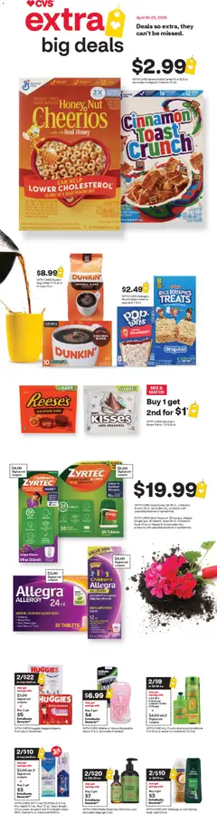 Preview of CVS Pharmacy weekly ads valid from 19.04.2026