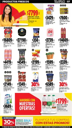 Yaguar catálogo │ válido desde el 15.09.2025 | Página: 8 | Productos: Mortadela, Leche en polvo, Polvo, Yogur