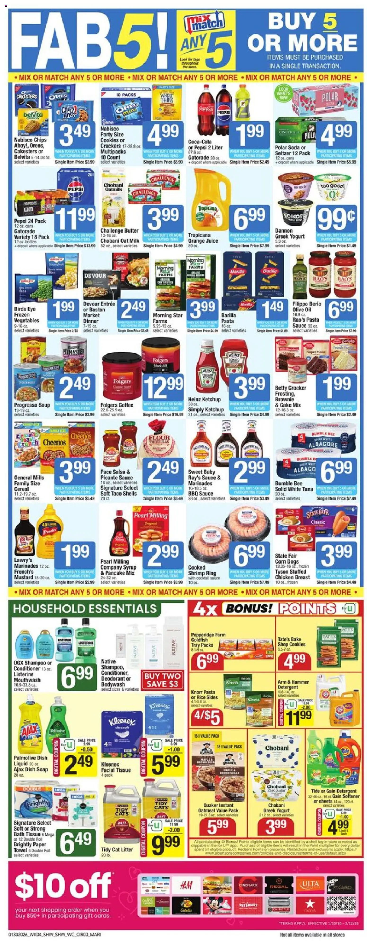 Shaw's Weekly Ad - MA - valid from 30.01.2026 | Page: 3 | Products: Hammer, Yogurt, Rice, Sauce