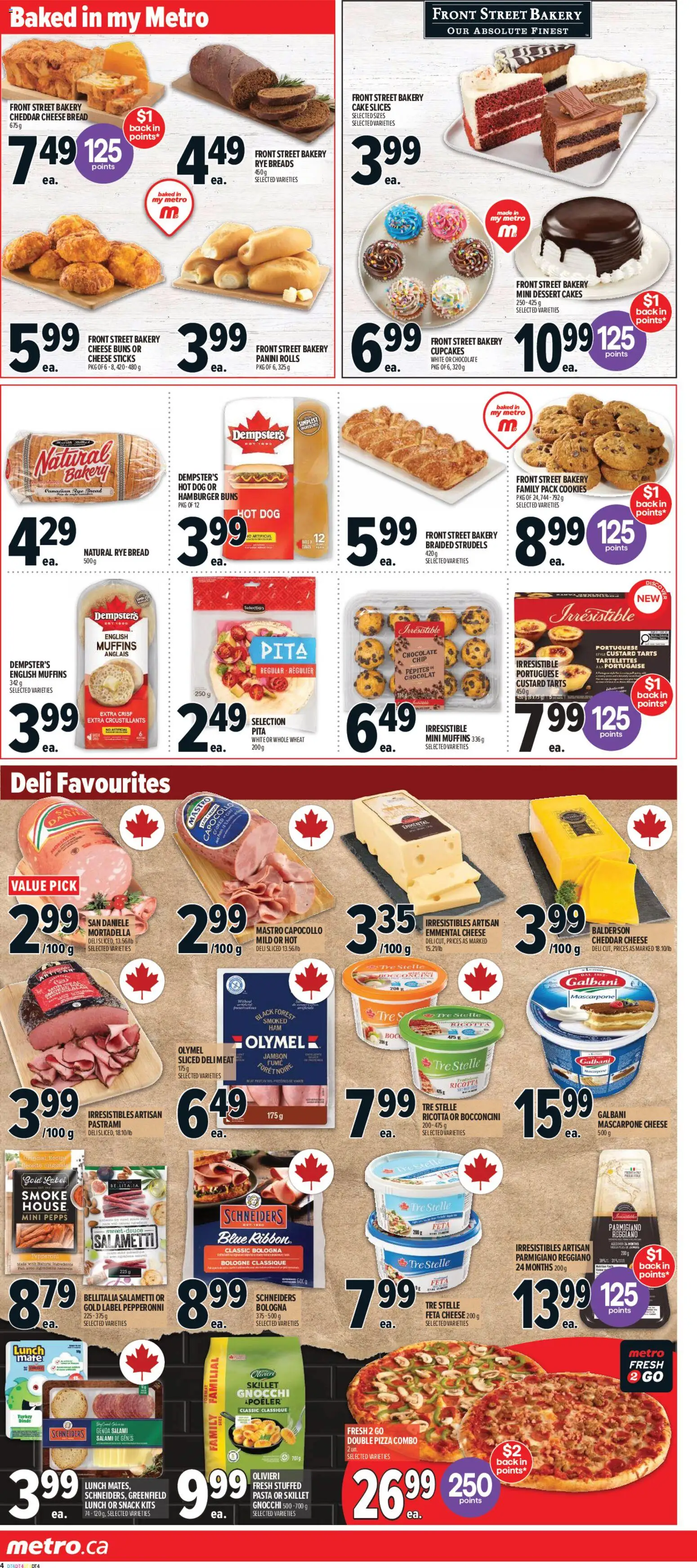 Metro flyer valid from 08.01.2026 | Page: 8 | Products: Pasta, Cookies, Bakery, Chocolate