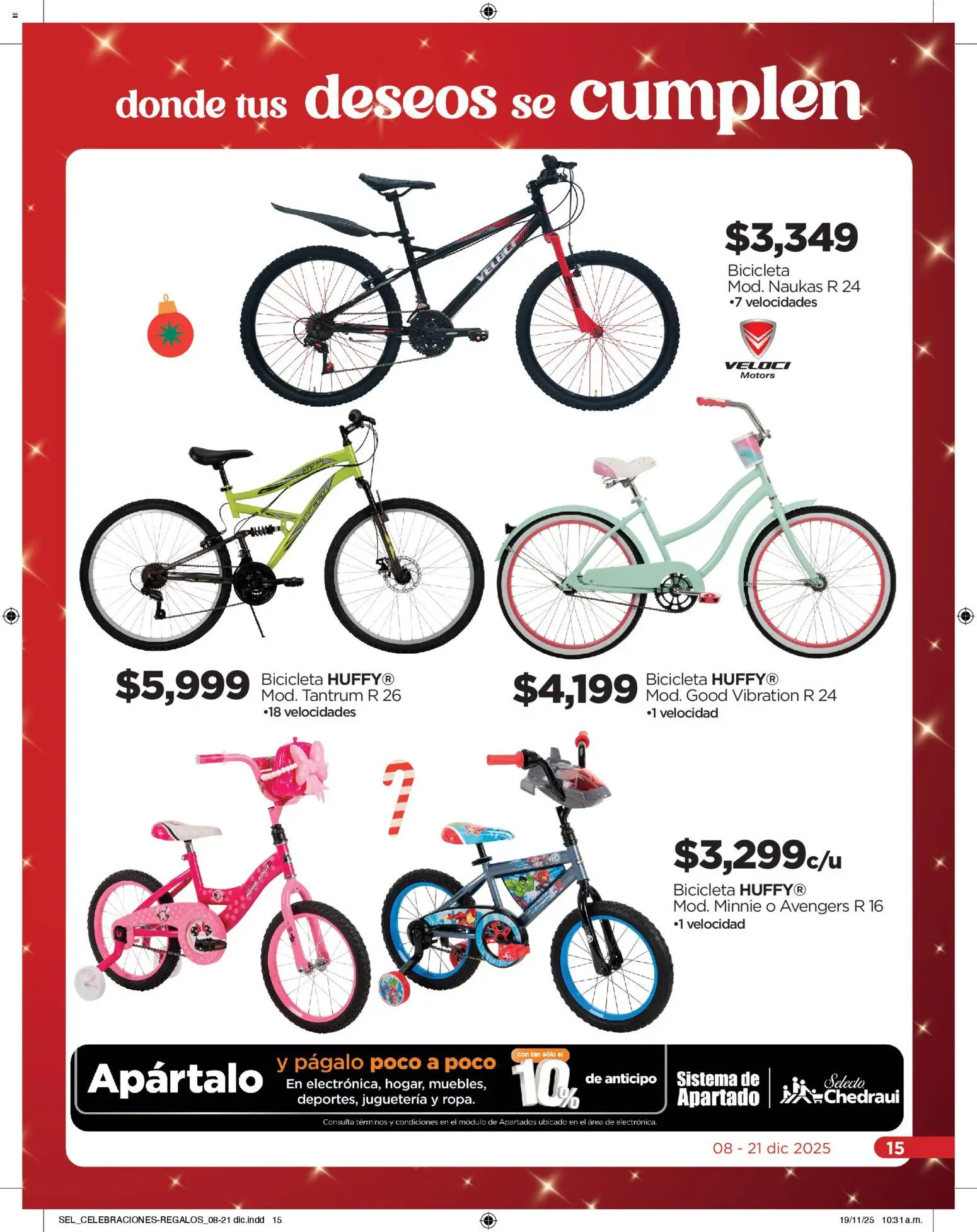 Nuevas ofertas de Chedraui válidas en toda la República Mexicana desde el 08.12.2025. ¡Encuentra las mejores ofertas en Chedraui folleto Celebraciones! | Página: 15