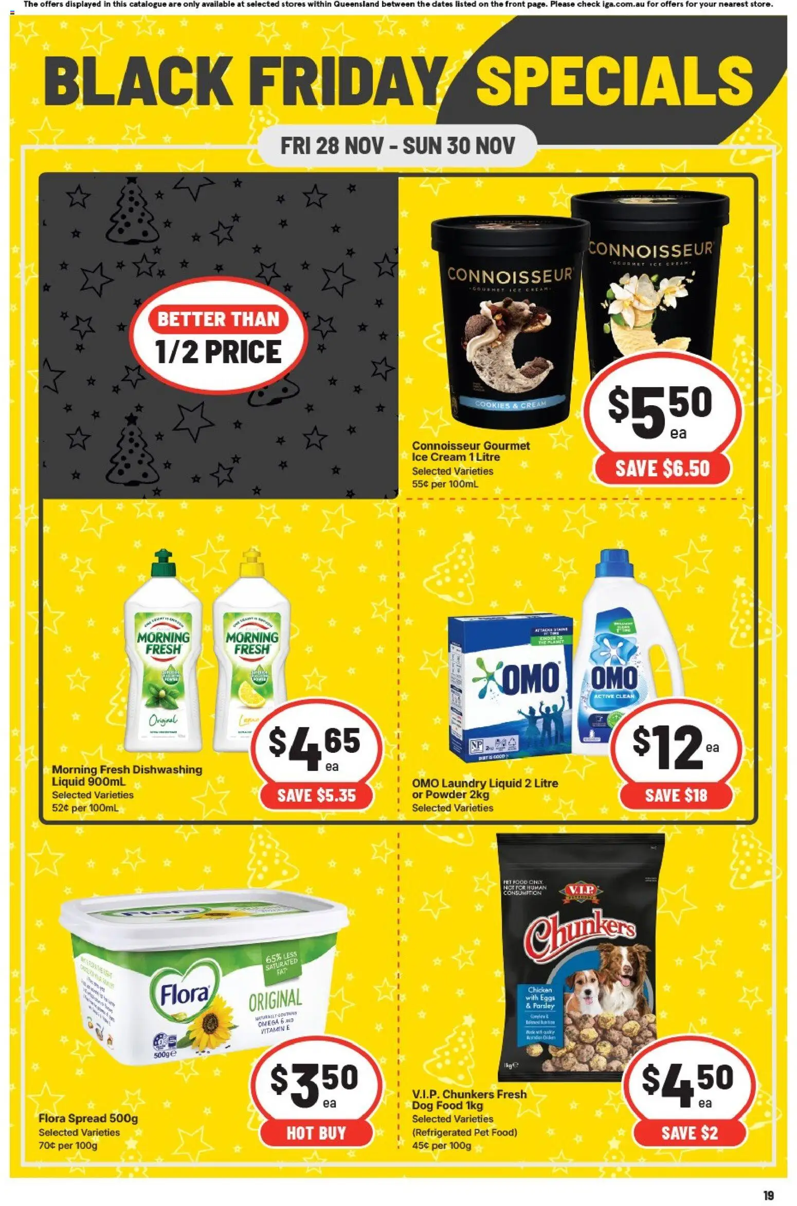 IGA catalogue - valid from 28.11.2025 | Page: 4 | Products: Dog food, Cream, Parsley, Laundry