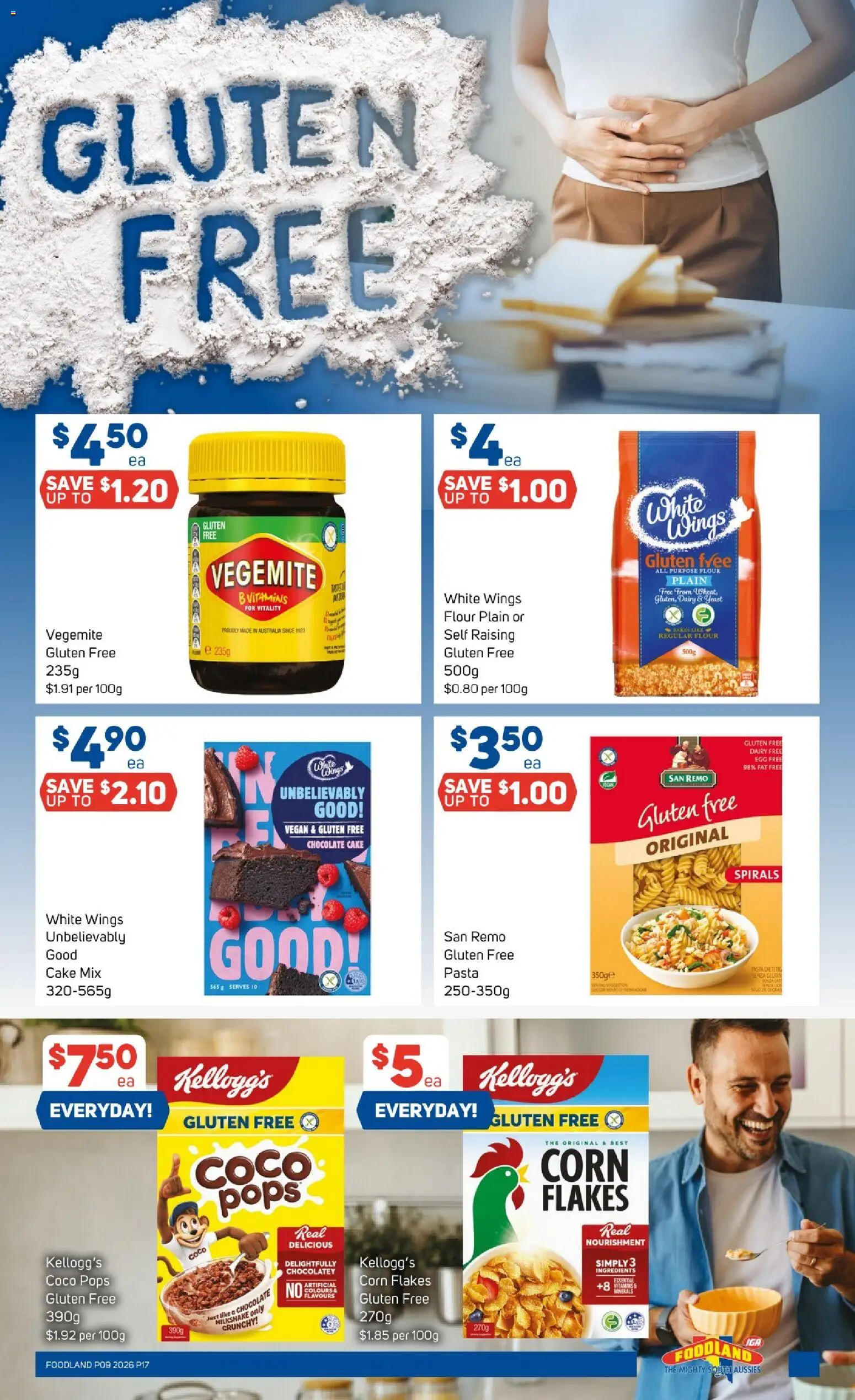 Foodland catalogue - valid from 25.02.2026 | Page: 17 | Products: Dairy, Chocolate, Pasta, Flakes
