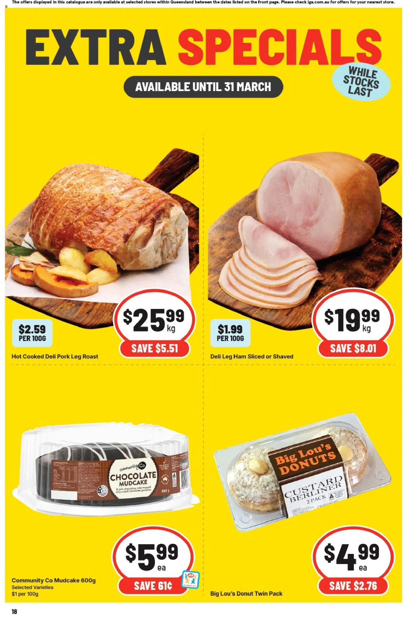 IGA catalogue - valid from 04.03.2026 | Page: 21 | Products: Bacon, Salami, Chicken, Garlic