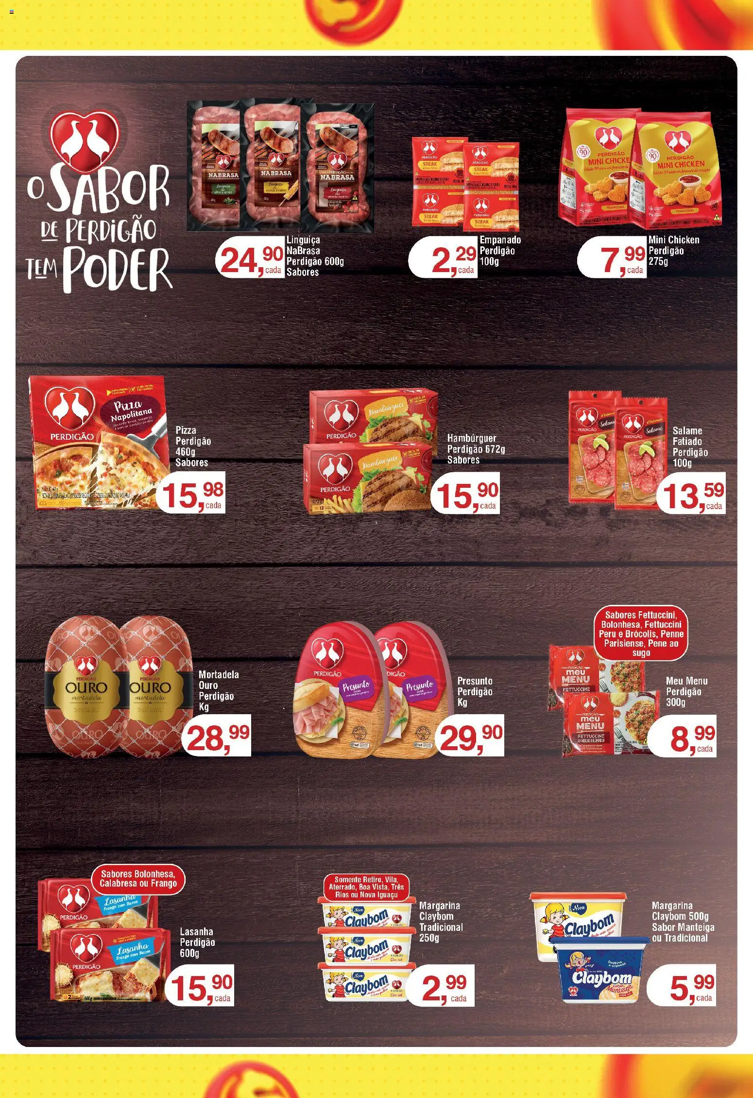 Royal Supermercados Folheto - válido de 27.10.2025 | Página: 2 | Produtos: Manteiga, Presunto, Mortadela, Lasanha