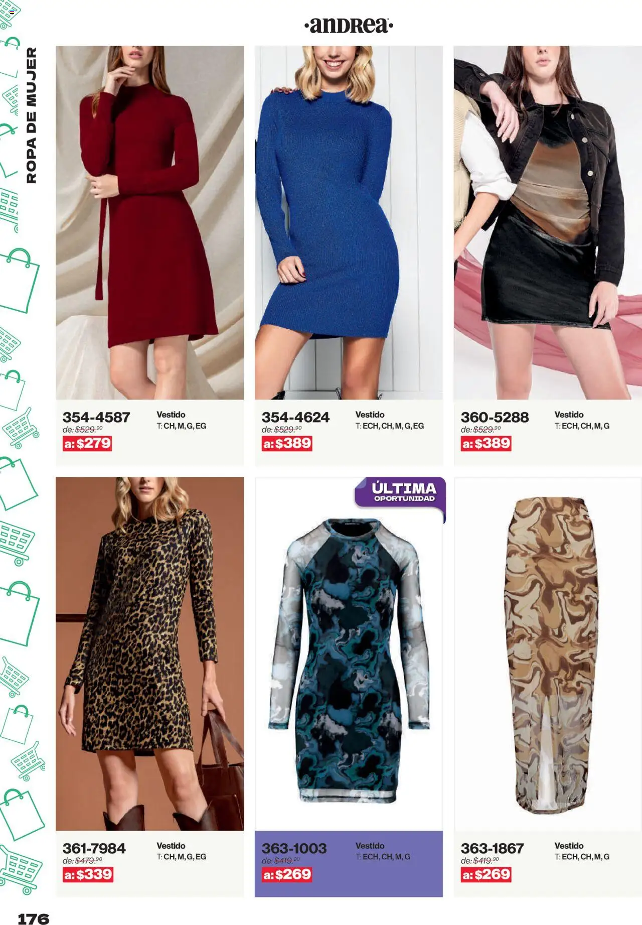 Nuevas ofertas de Andrea válidas en toda la República Mexicana desde el 10.08.2025. ¡Encuentra las mejores ofertas en Andrea - Catálogo Outlet! | Página: 176 | Productos: Ropa, Vestido